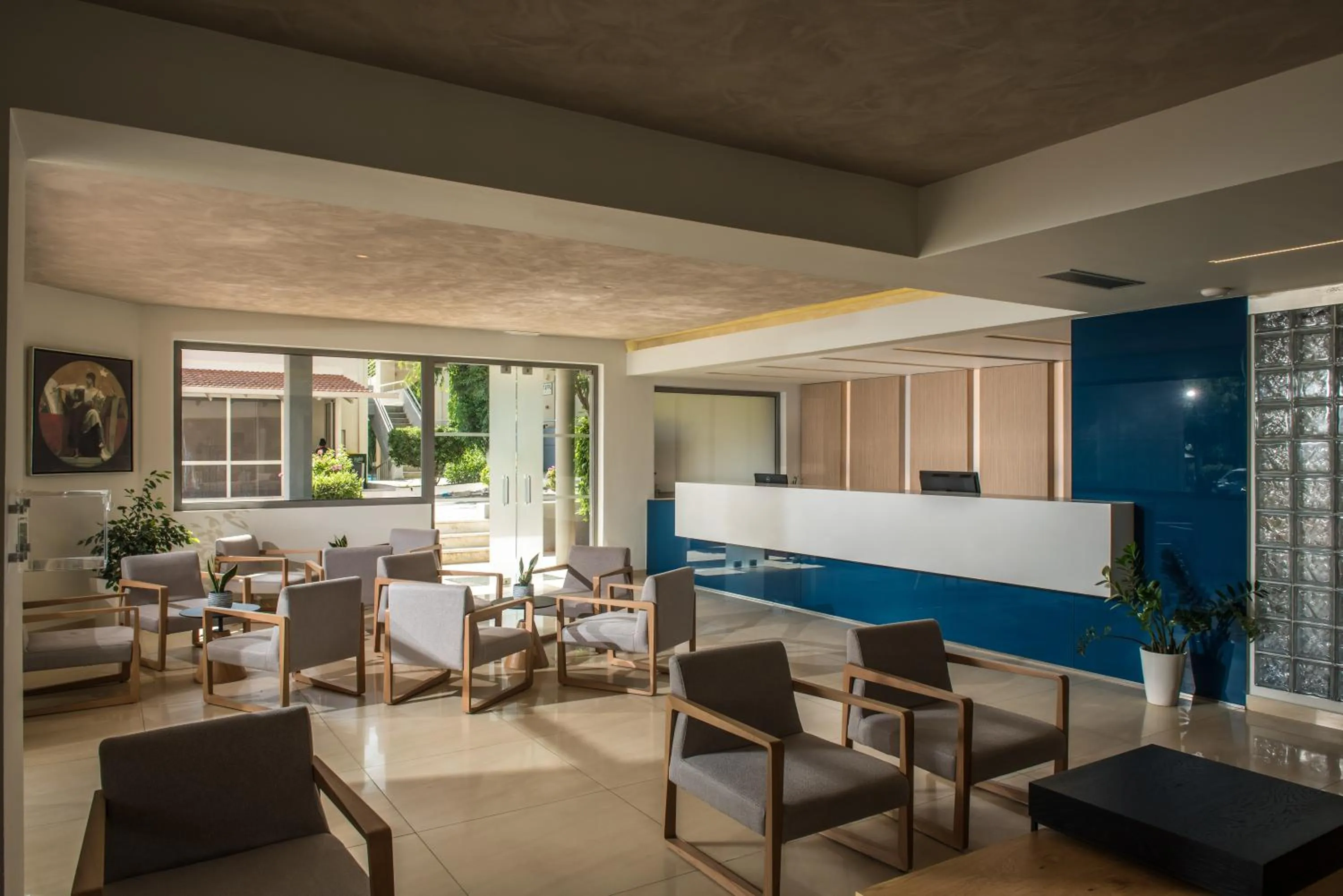 Lobby or reception in Corissia Beach hotel