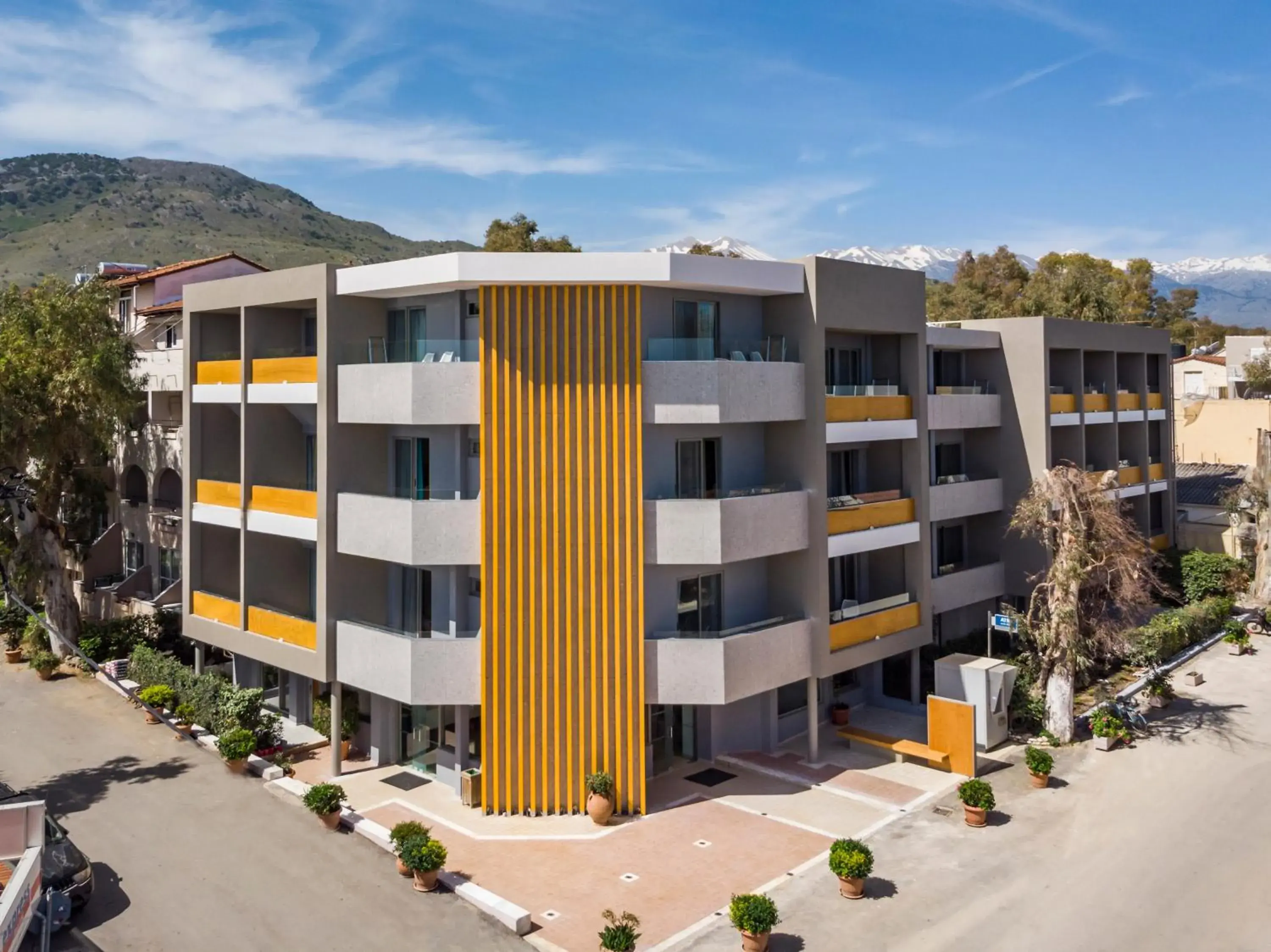 Property building in Corissia Beach hotel Property building in Corissia Beach hotel