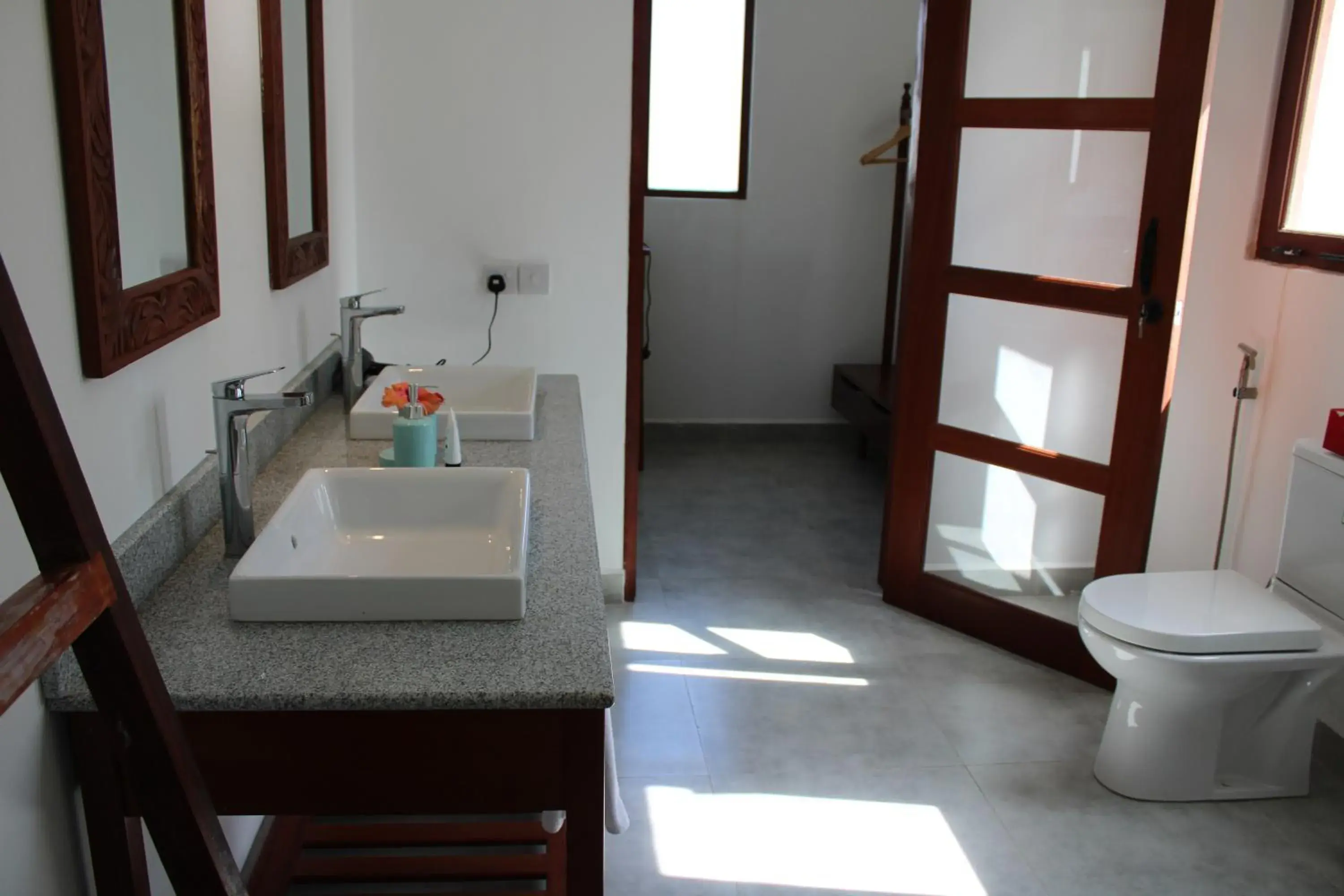 Bathroom in Kivuli Beach Resort Paje Bathroom in Kivuli Beach Resort Paje