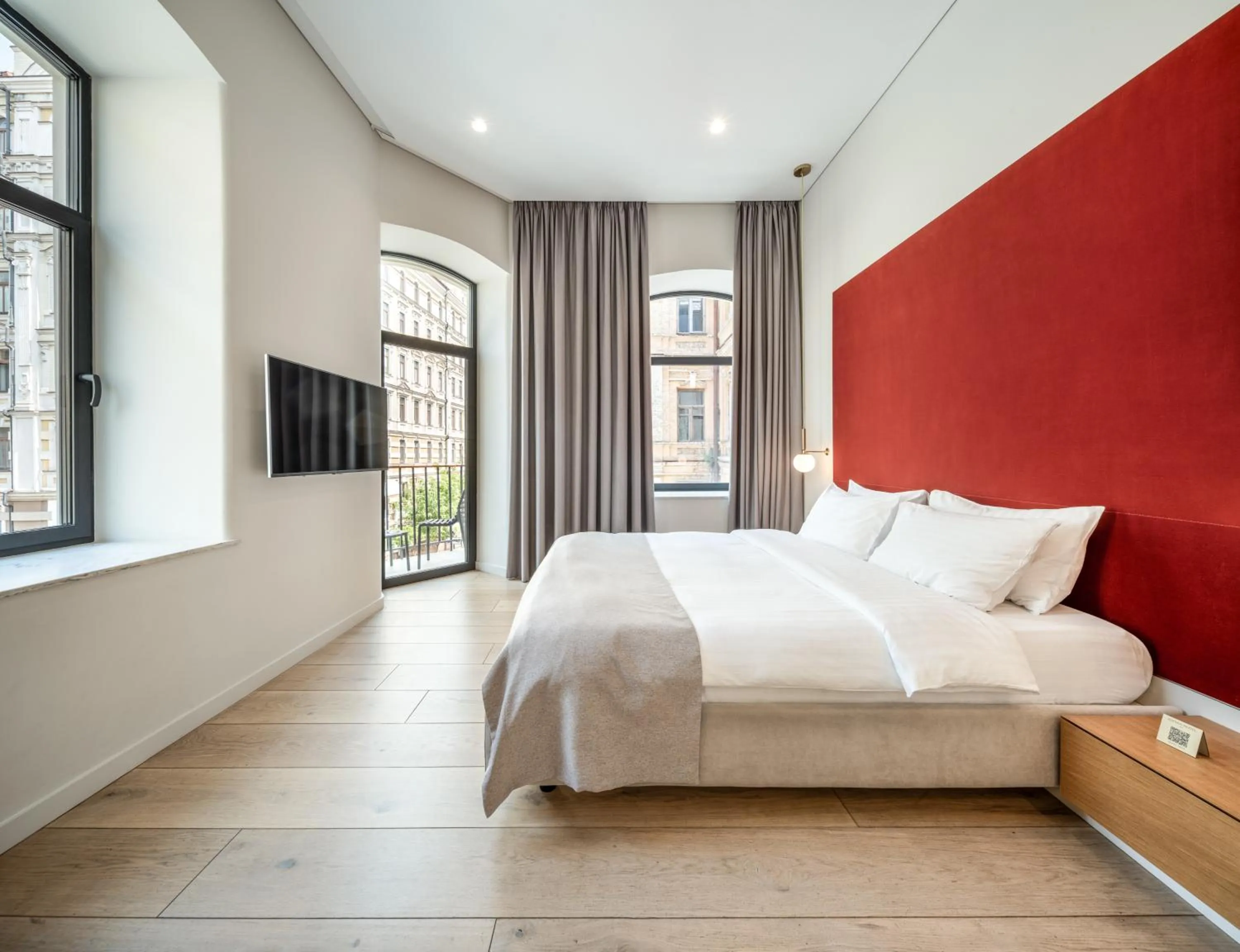 Bed in Sophia Hotel Kyiv