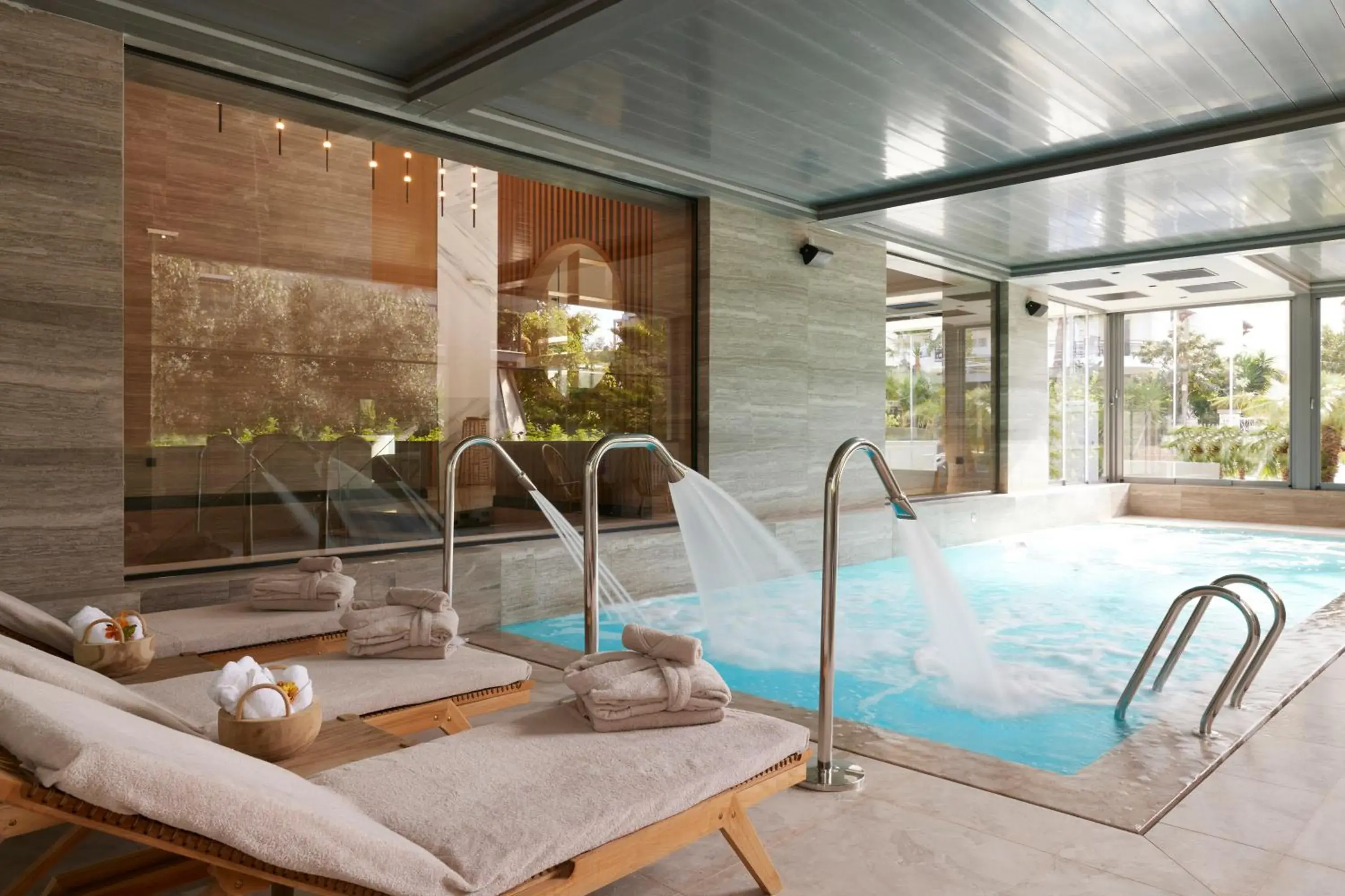 Swimming pool in Dusit Suites Hotel Athens Swimming pool in Dusit Suites Hotel Athens