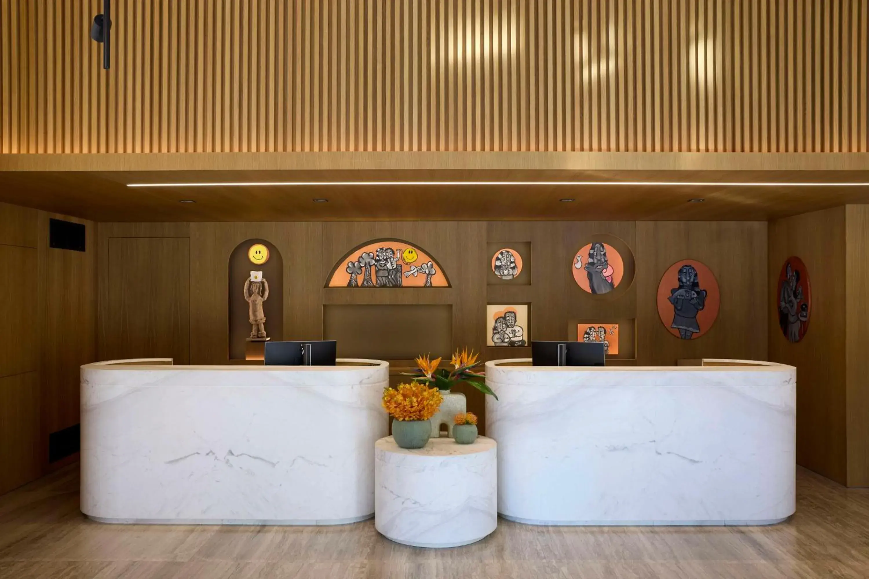 Lobby or reception in Dusit Suites Hotel Athens Lobby or reception in Dusit Suites Hotel Athens