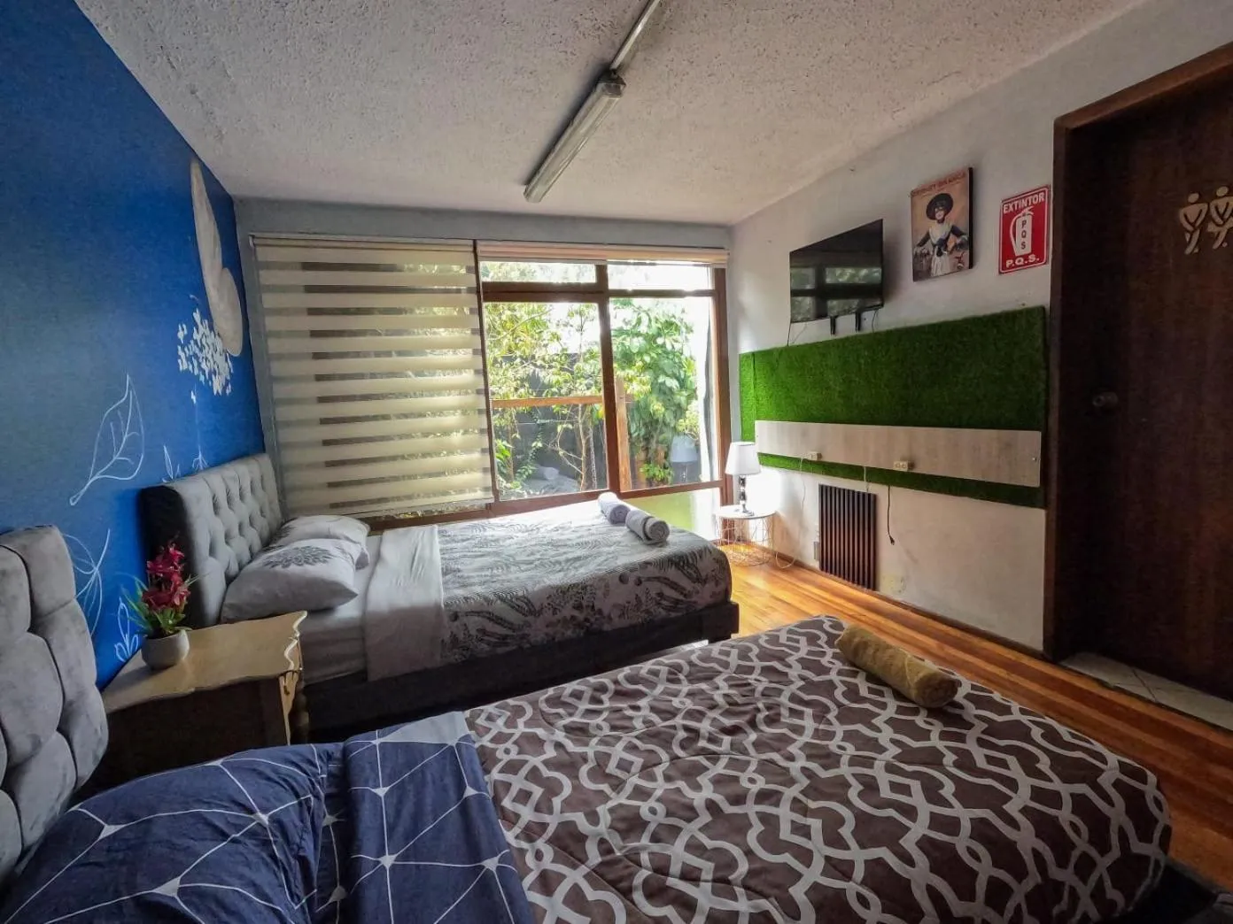 Photo of the whole room, Bed in Blue house La Floresta