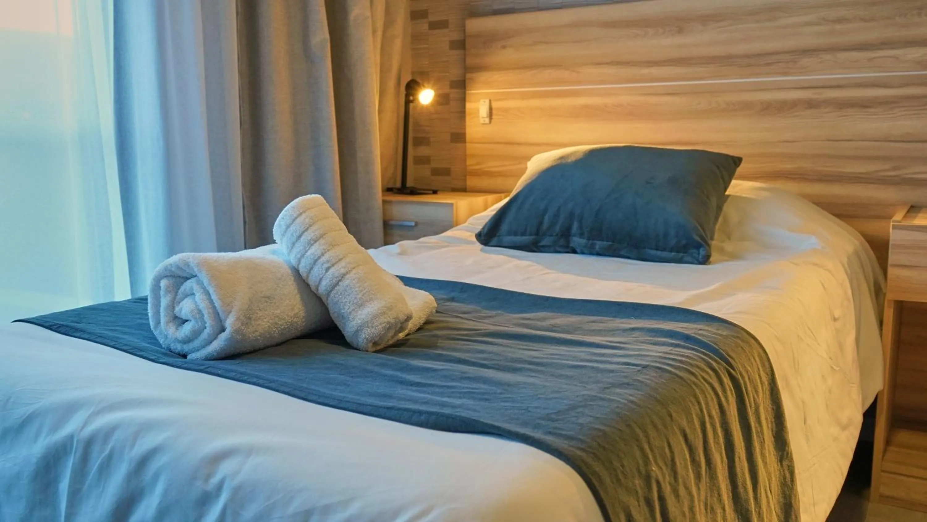 Property building, Bed in Ferrol Apart Hotel
