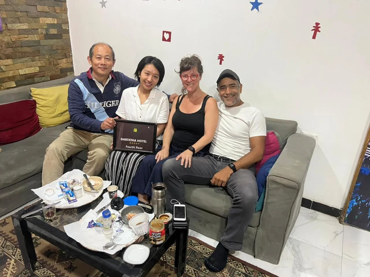 group of guests in Gardenia Hotel