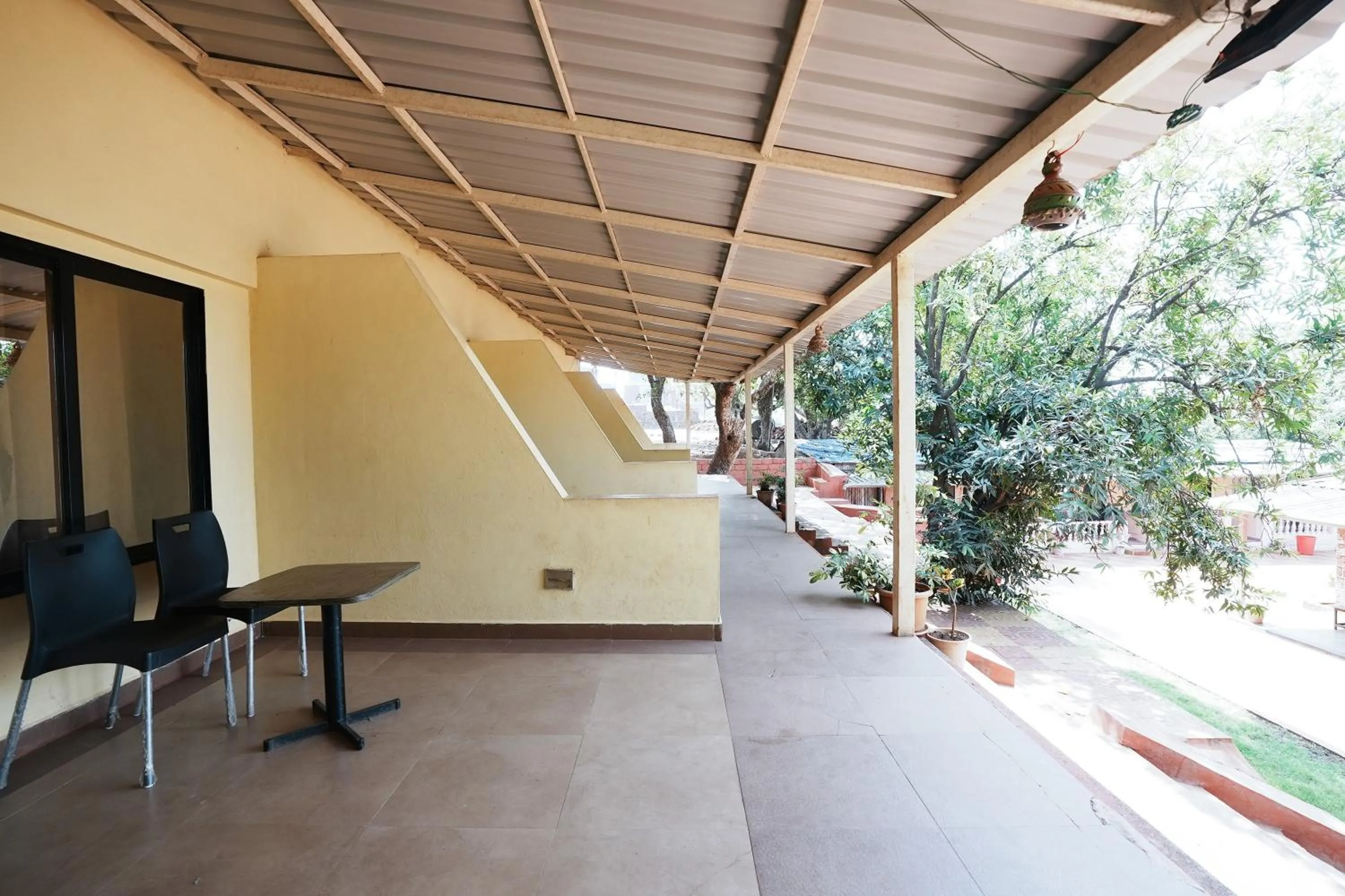 Patio in Dwarka Lawns Cottages