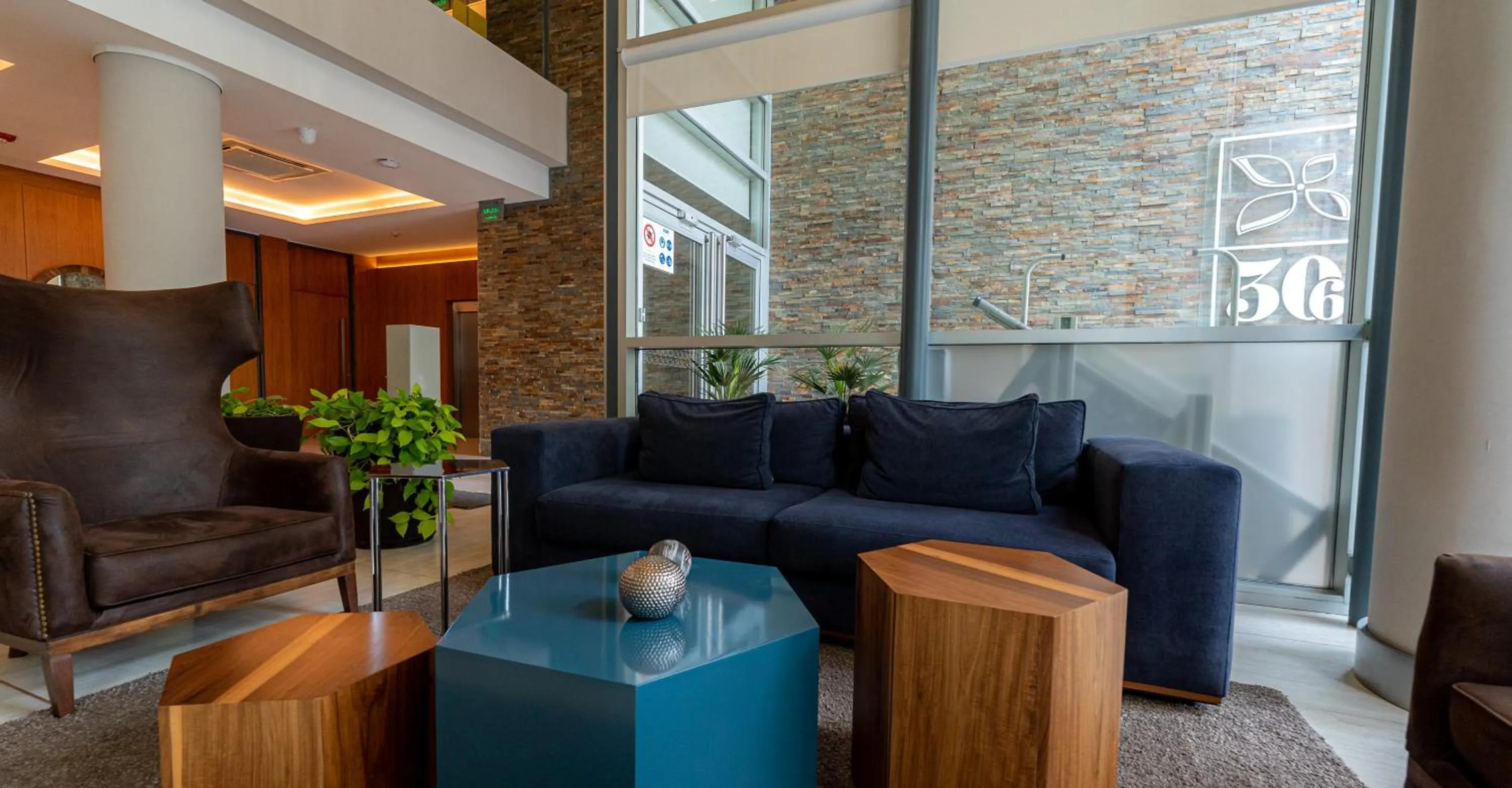 Lobby or reception in Hotel Treinta-Seis