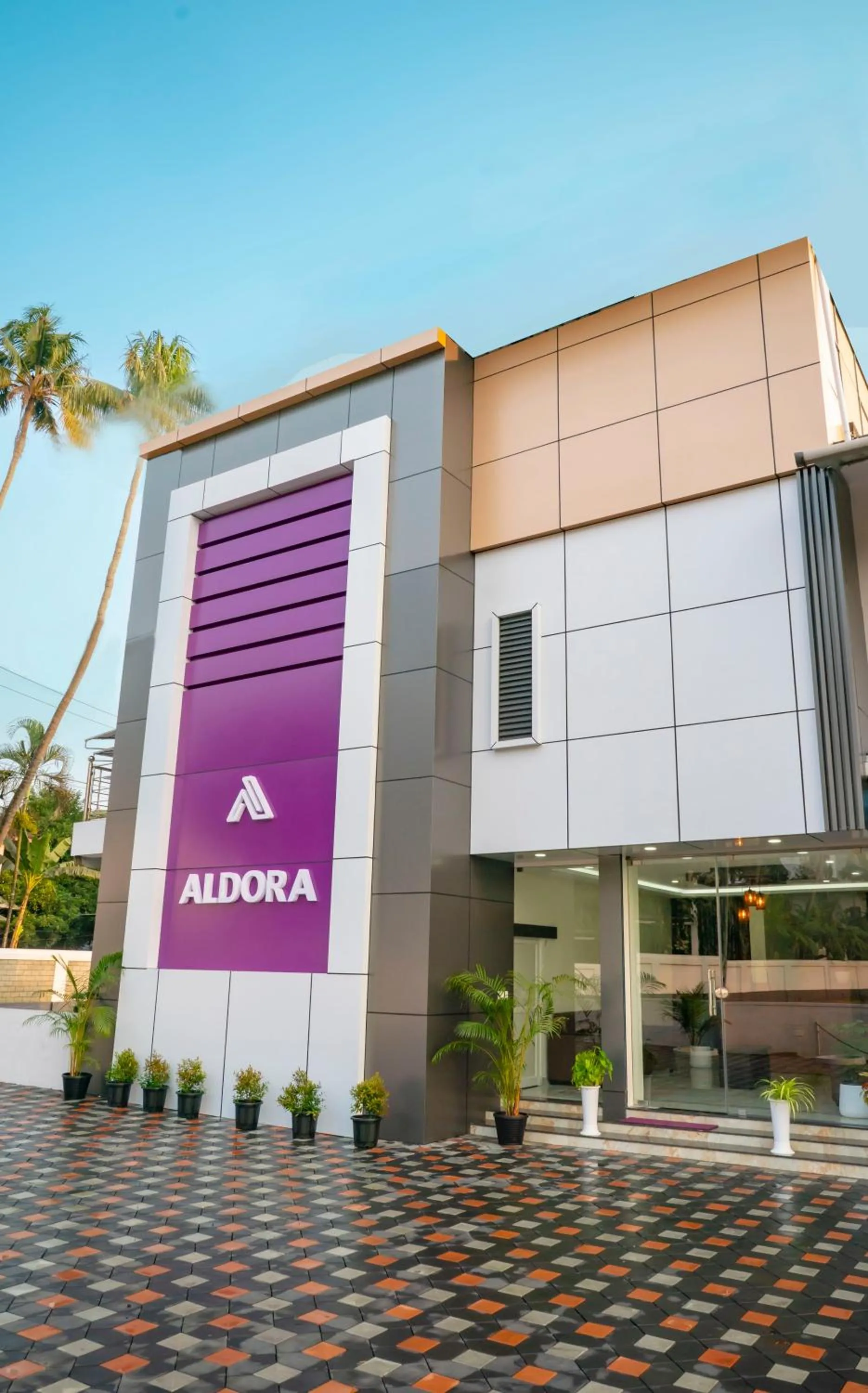 Property building in Aldora Airport Residency