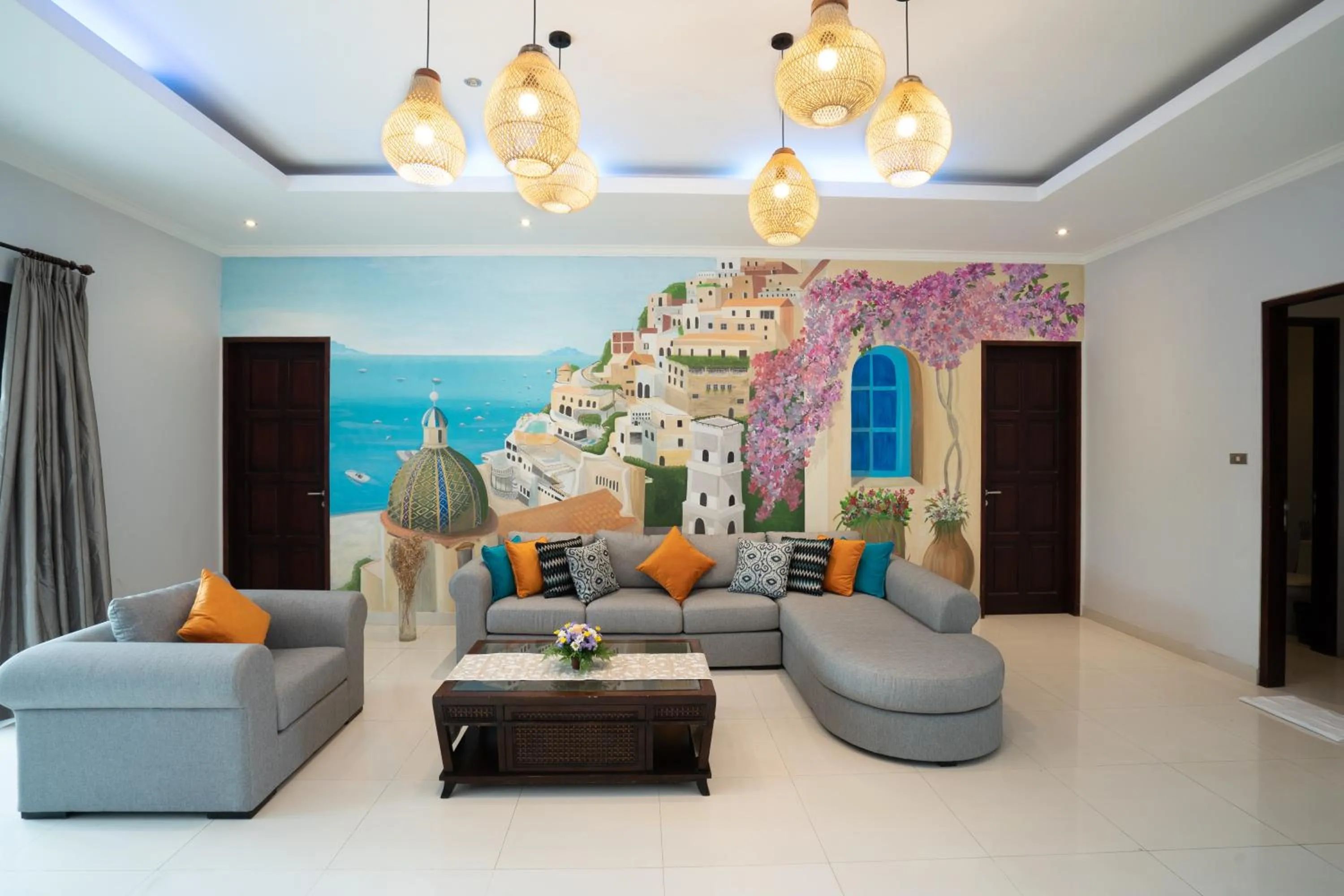 Living room in Echo Suji Villa