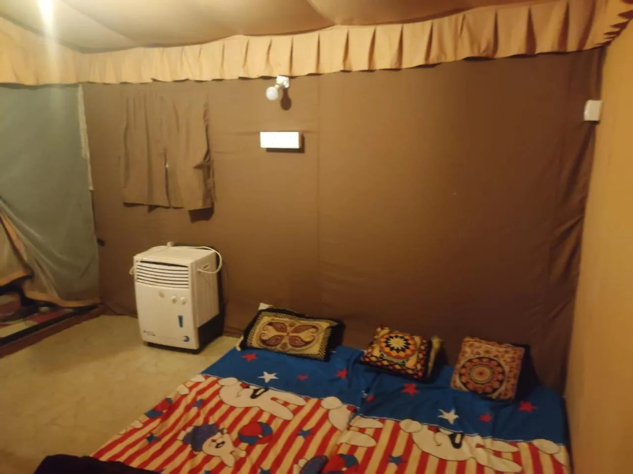 Bed in Panshet Camping