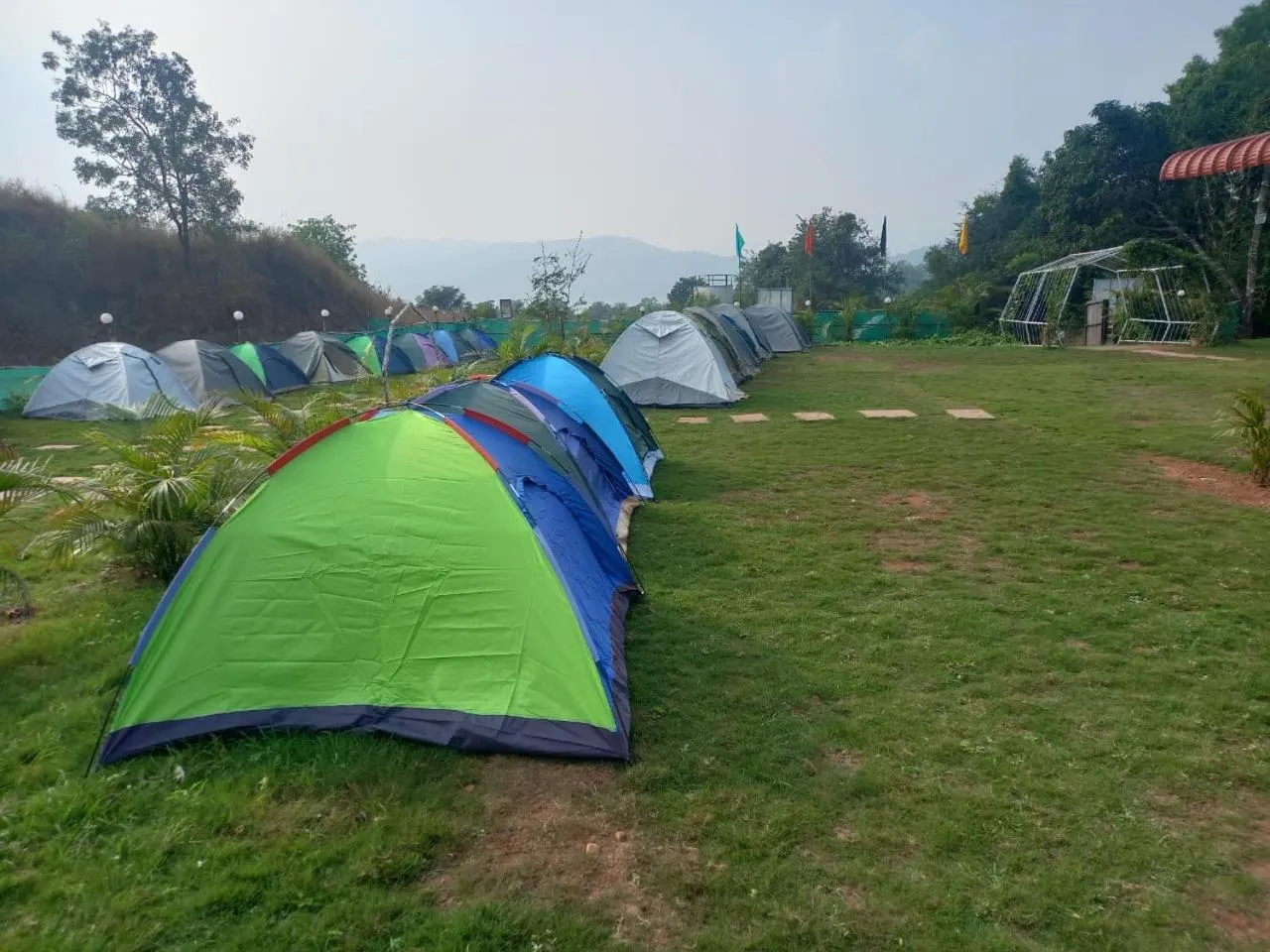 Natural landscape in Panshet Camping