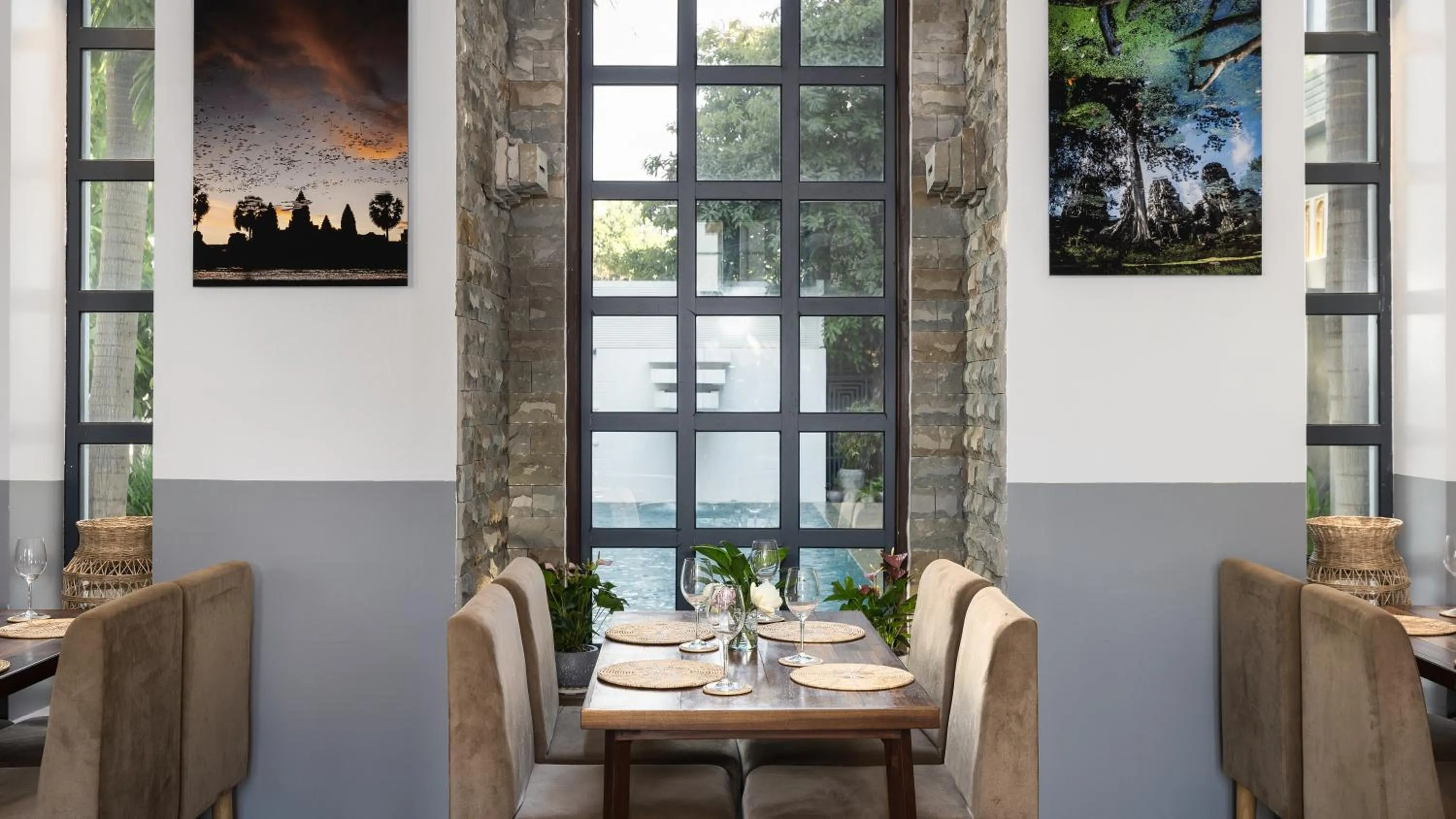 Decorative detail in Reservoir, Yoga & Wellness Retreat