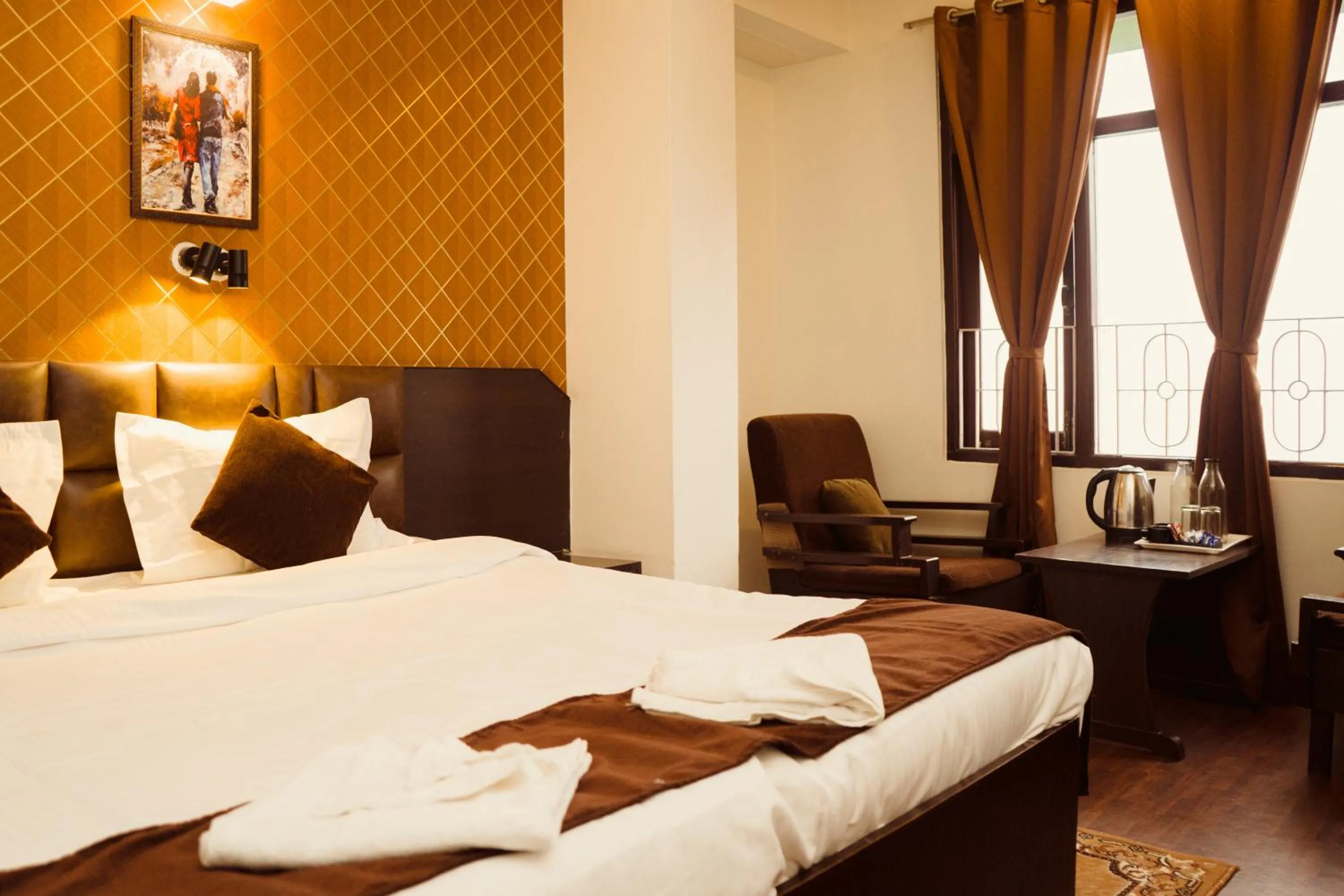 Bedroom, Bed in Hotel Siddhi Vinayak Regency, Mg Marg