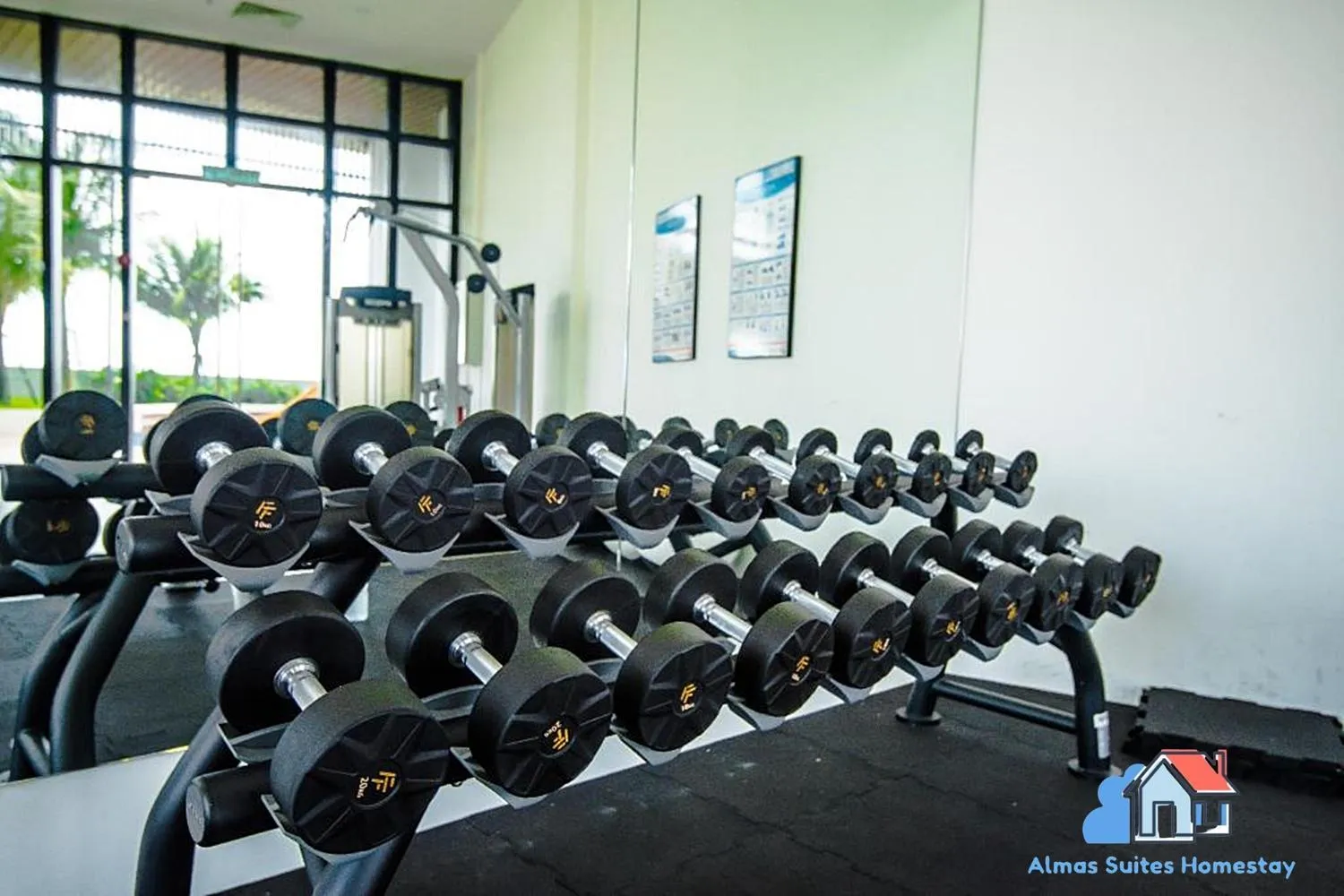 Fitness centre/facilities in Almas Suites @ Puteri Harbour