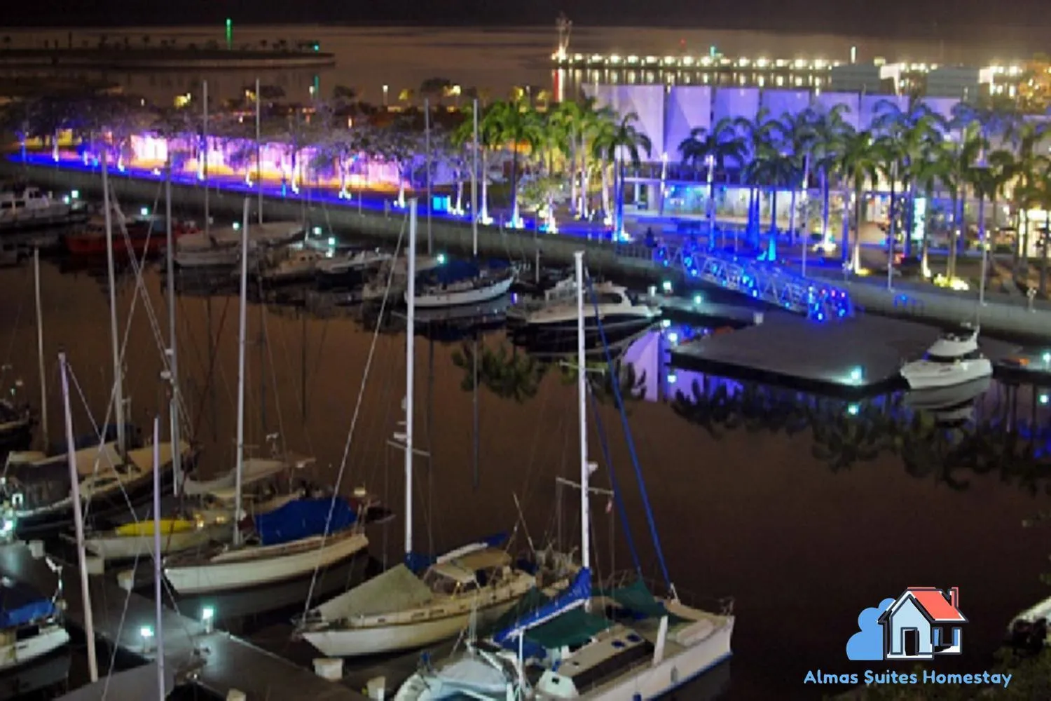 Beach in Almas Suites @ Puteri Harbour