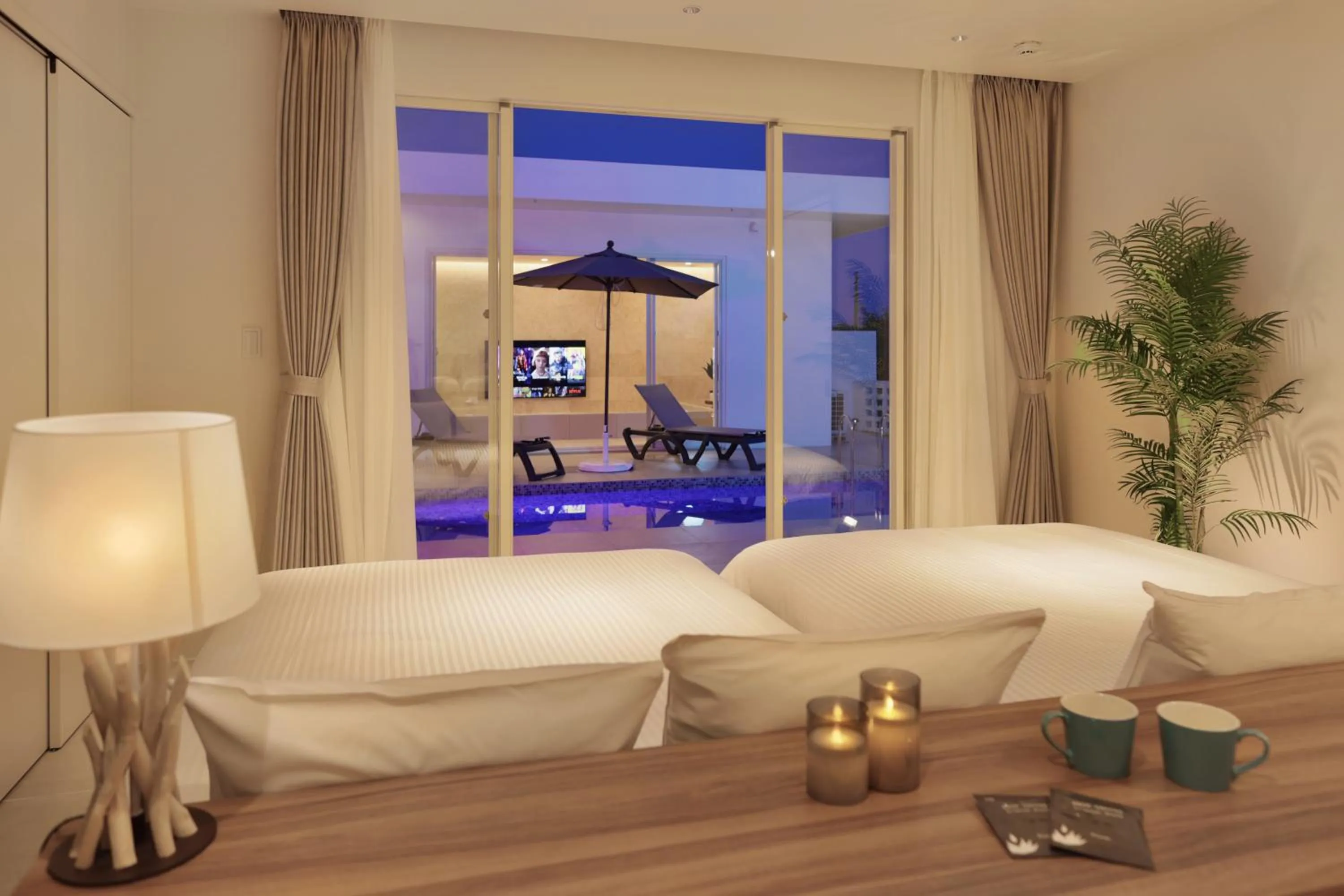 Bedroom in Crystal Villa Bayside