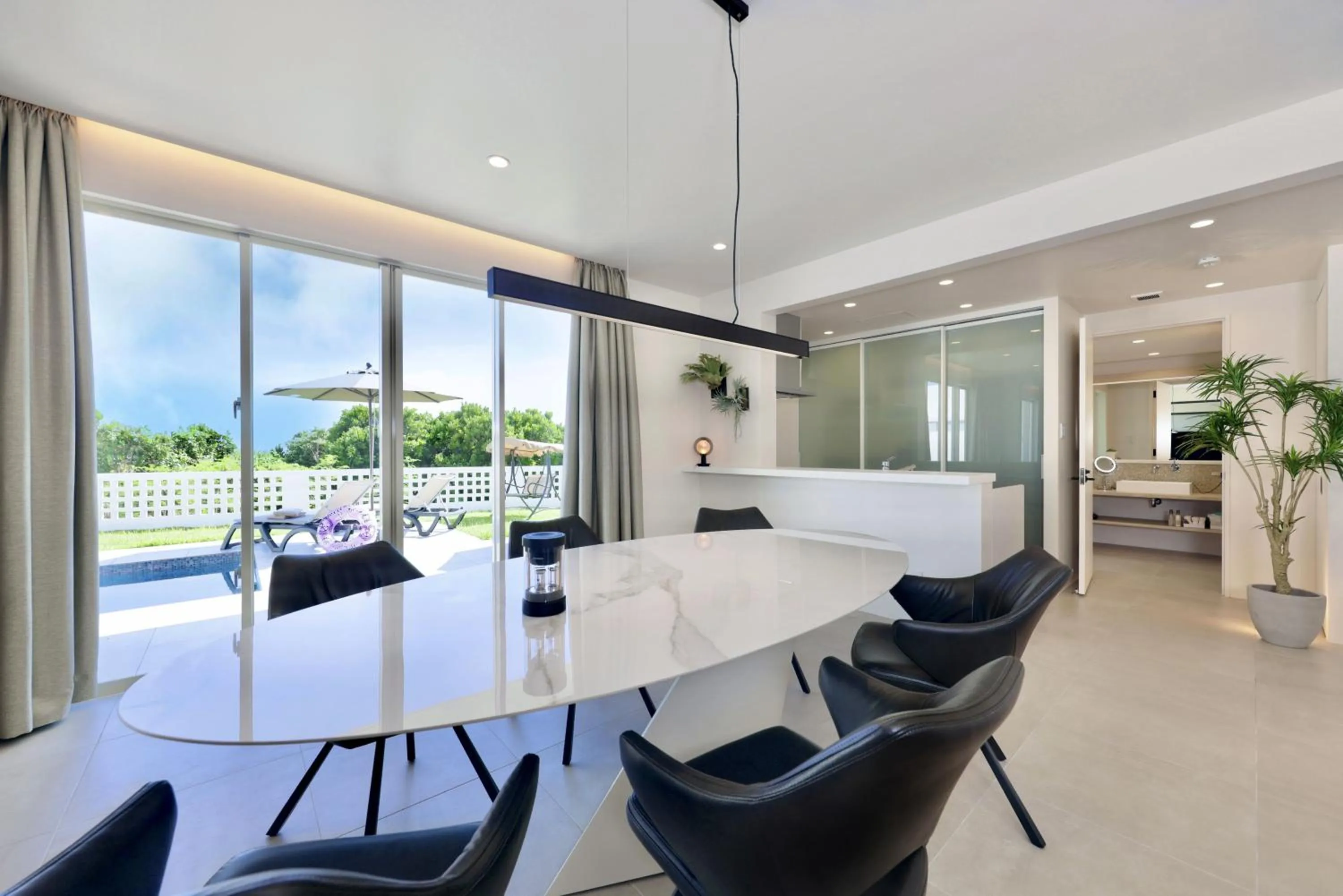 Living room in Crystal Villa Bayside