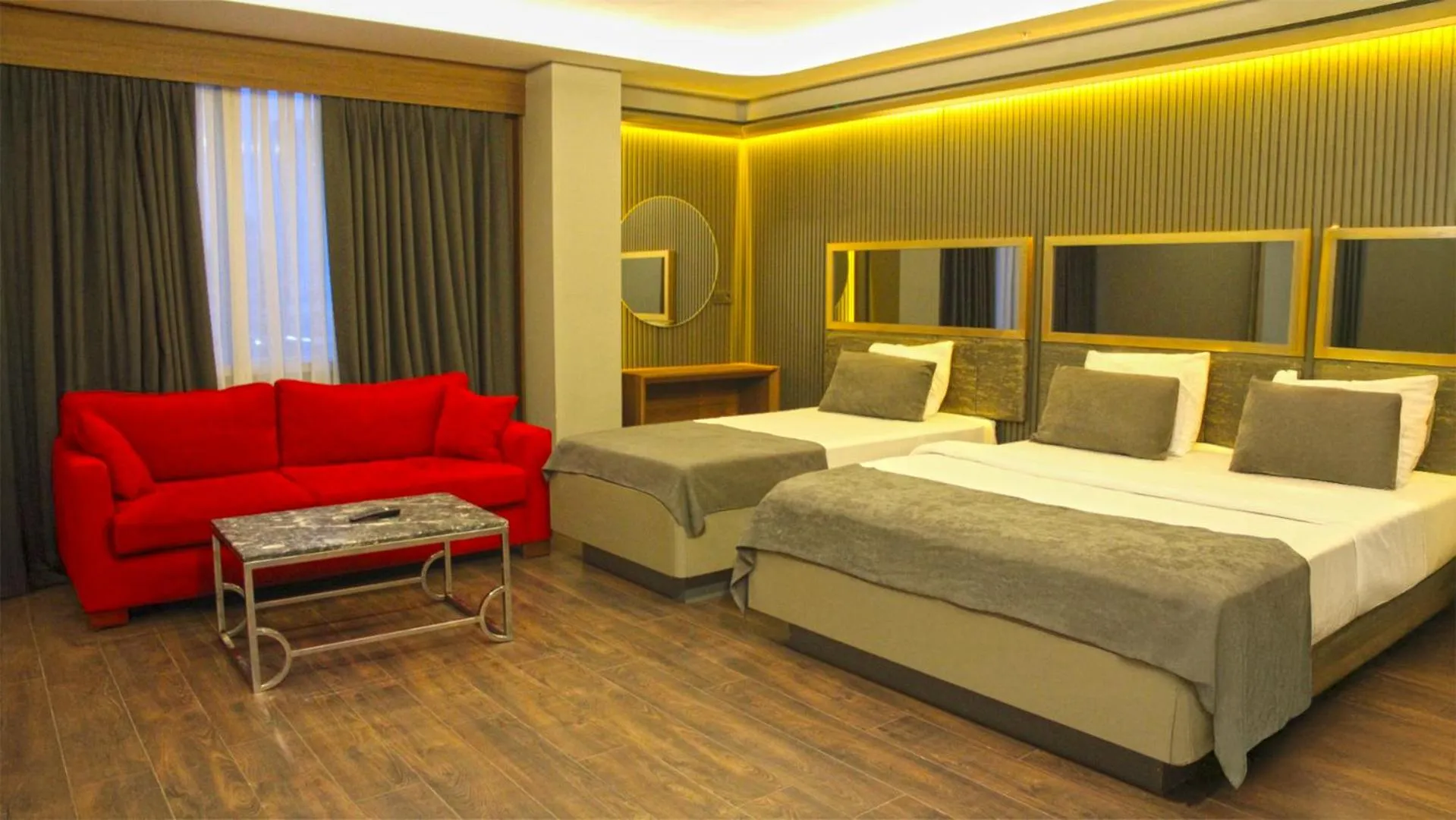 Bed in 216 Eagle Palace Suite