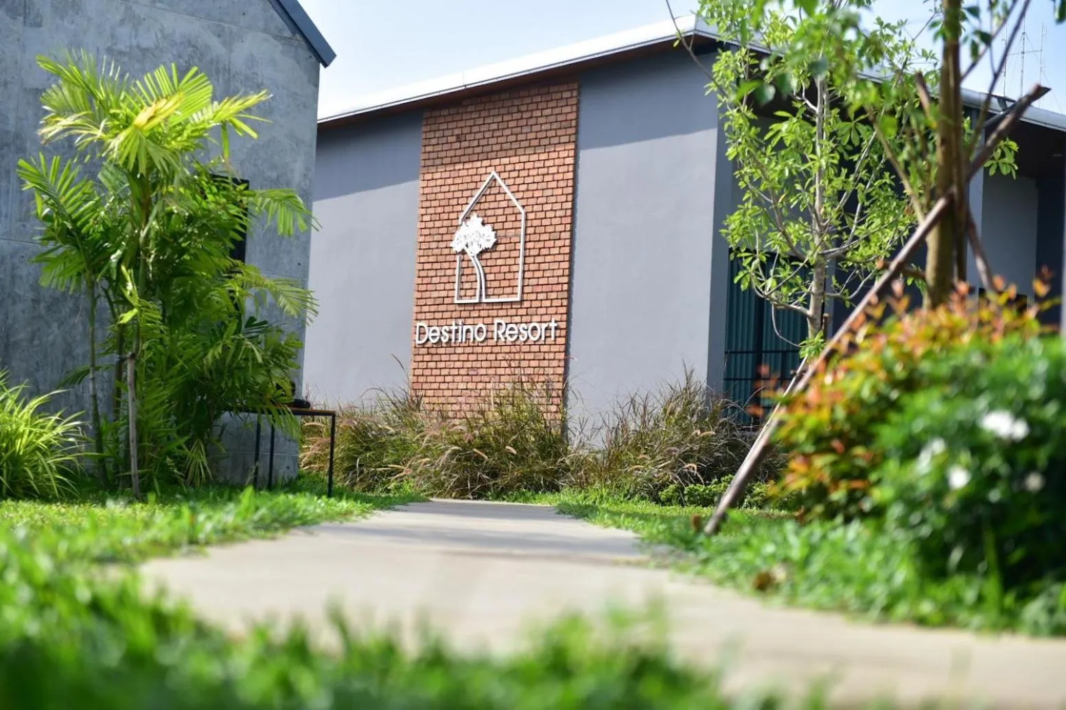 Garden view in Destino Hotel Surin