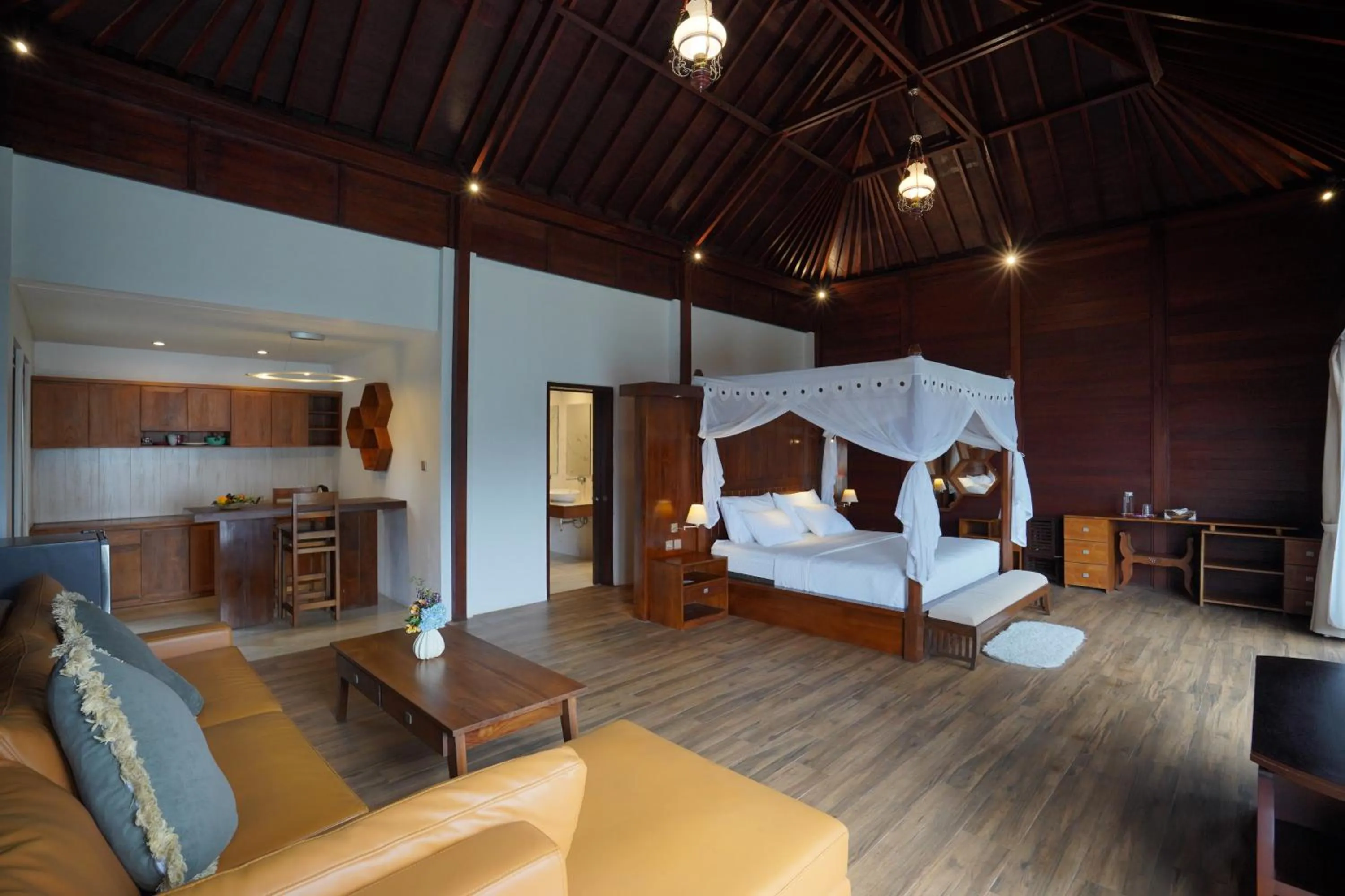 Bed in Shankara Munduk Bali