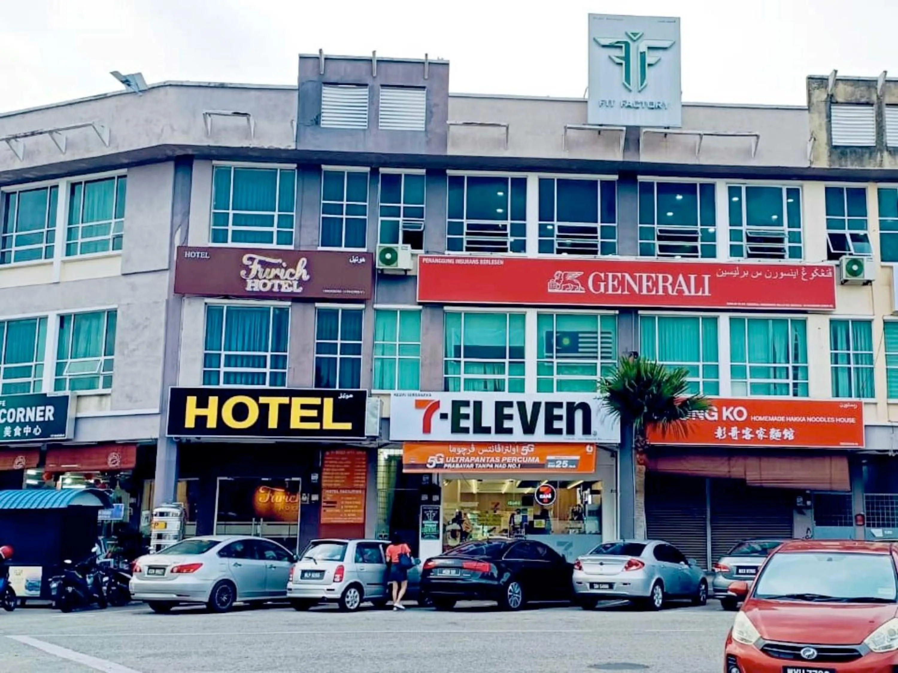 Facade/entrance in Hotel O Furich Hotel