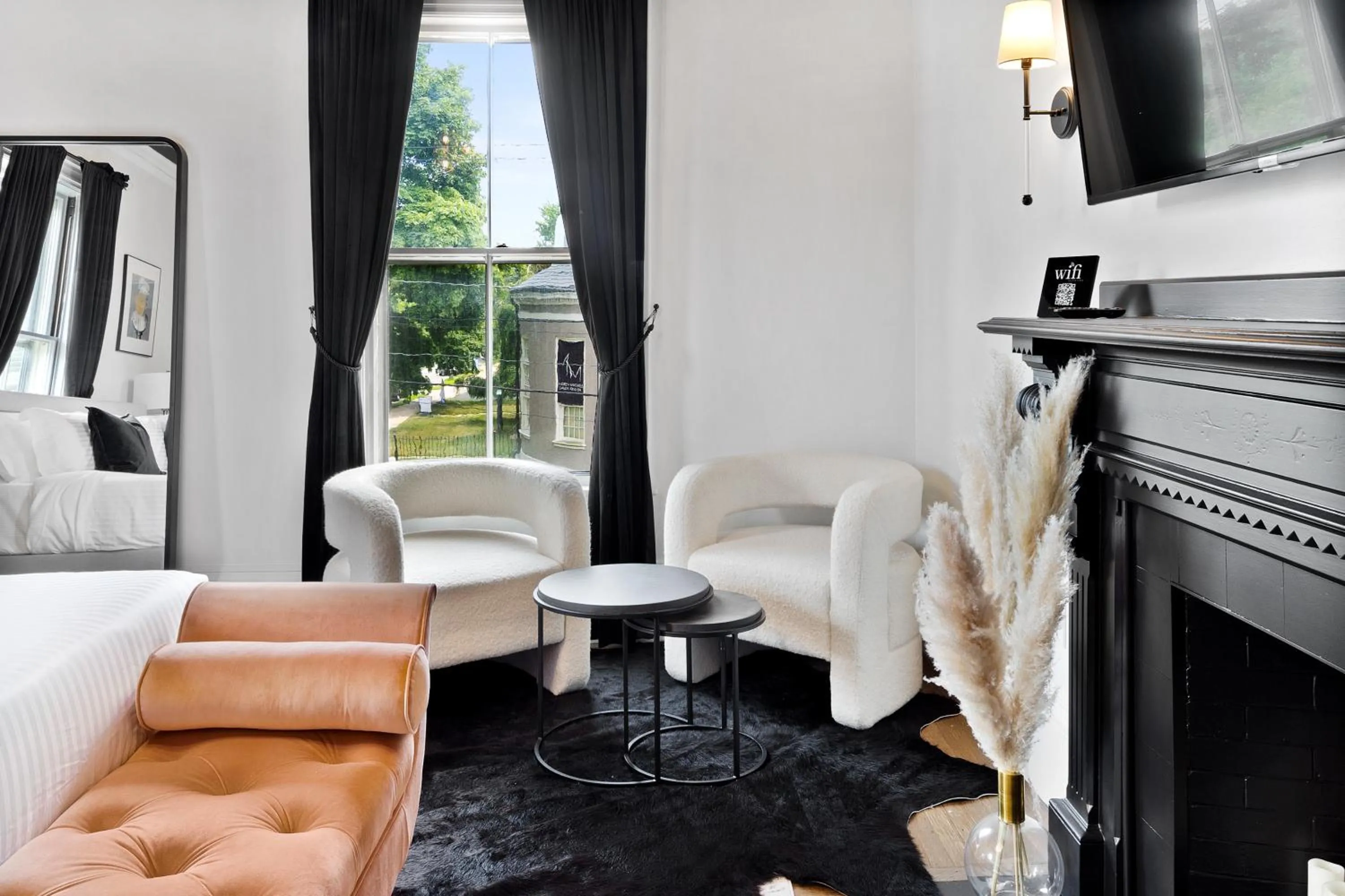 Seating area in The Coach House