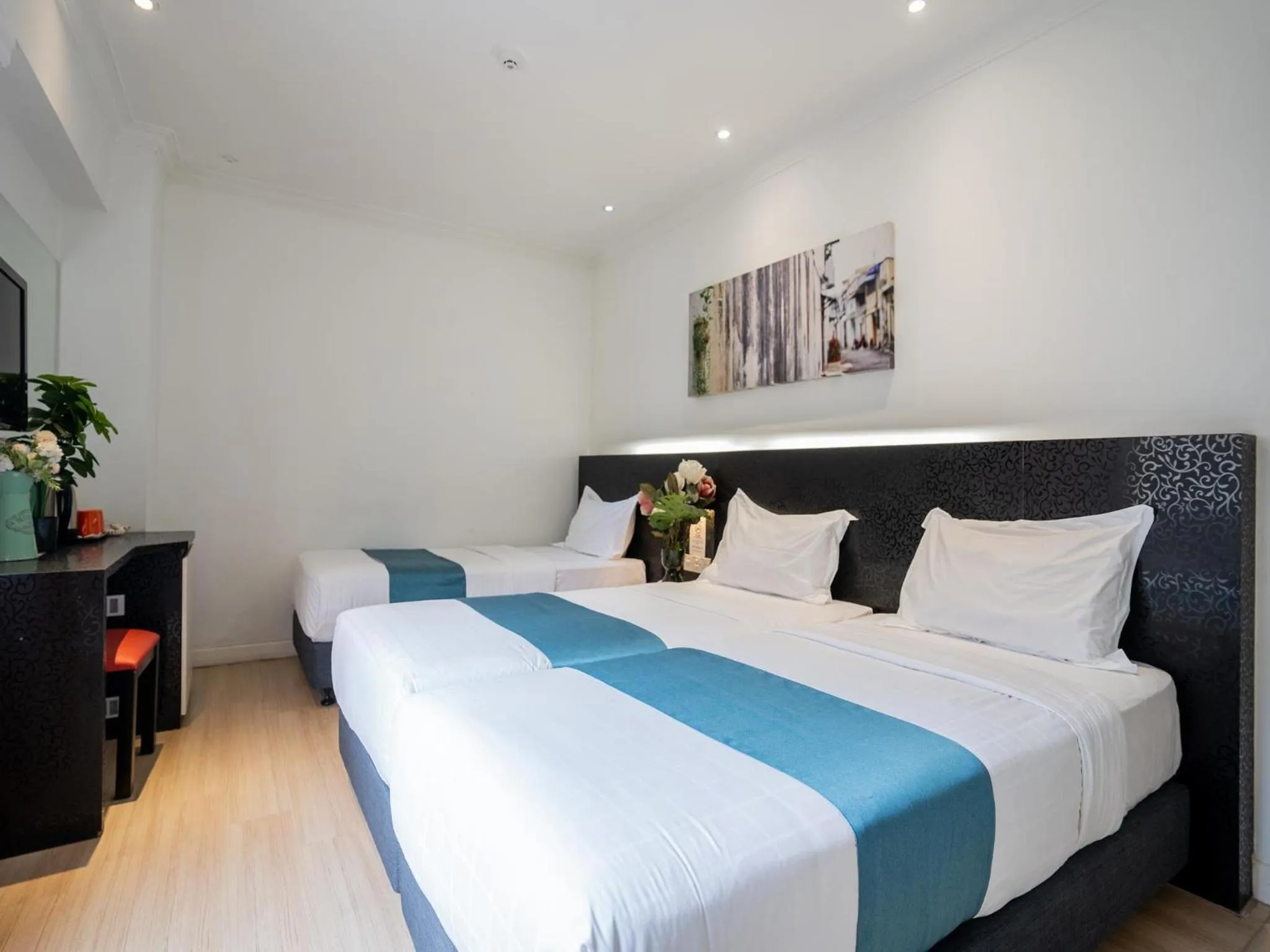 Bed in Floresta Hotel Chinatown