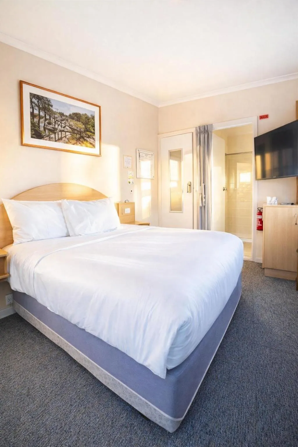 Bed in The Dannebrog Lodge