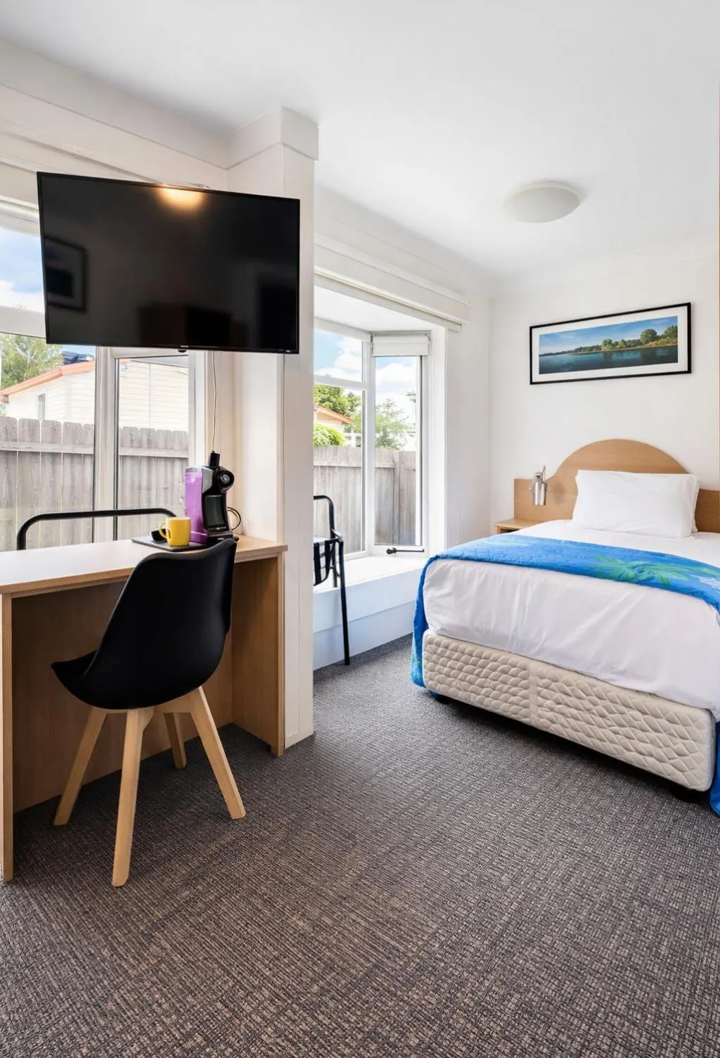 Bed in The Dannebrog Lodge