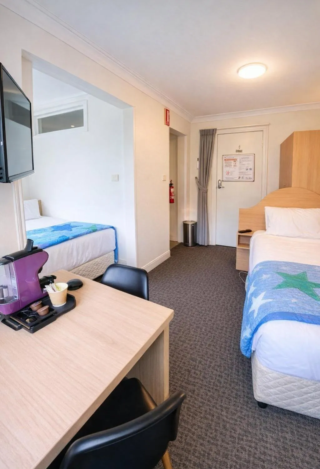 Bed in The Dannebrog Lodge