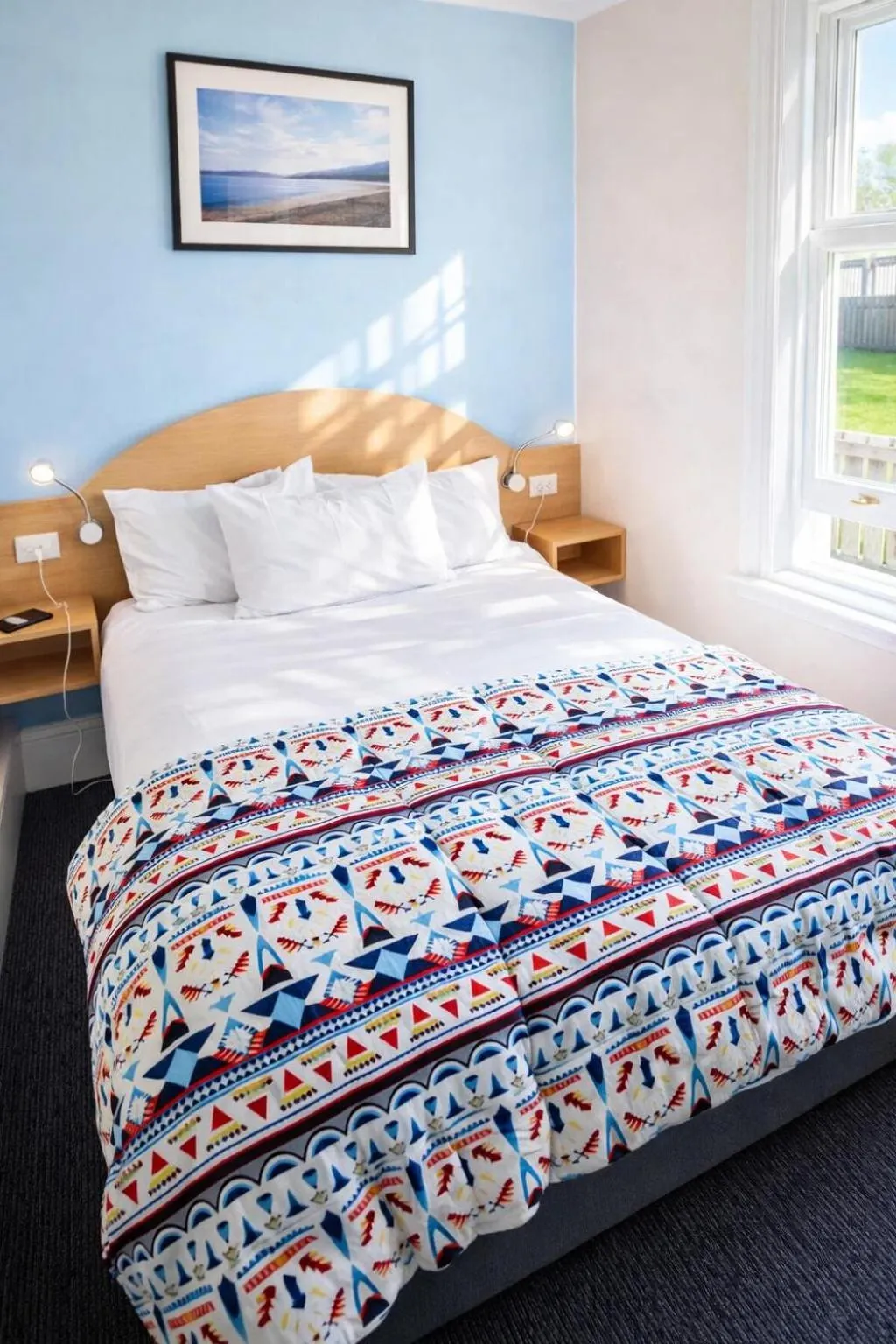 Bed in The Dannebrog Lodge