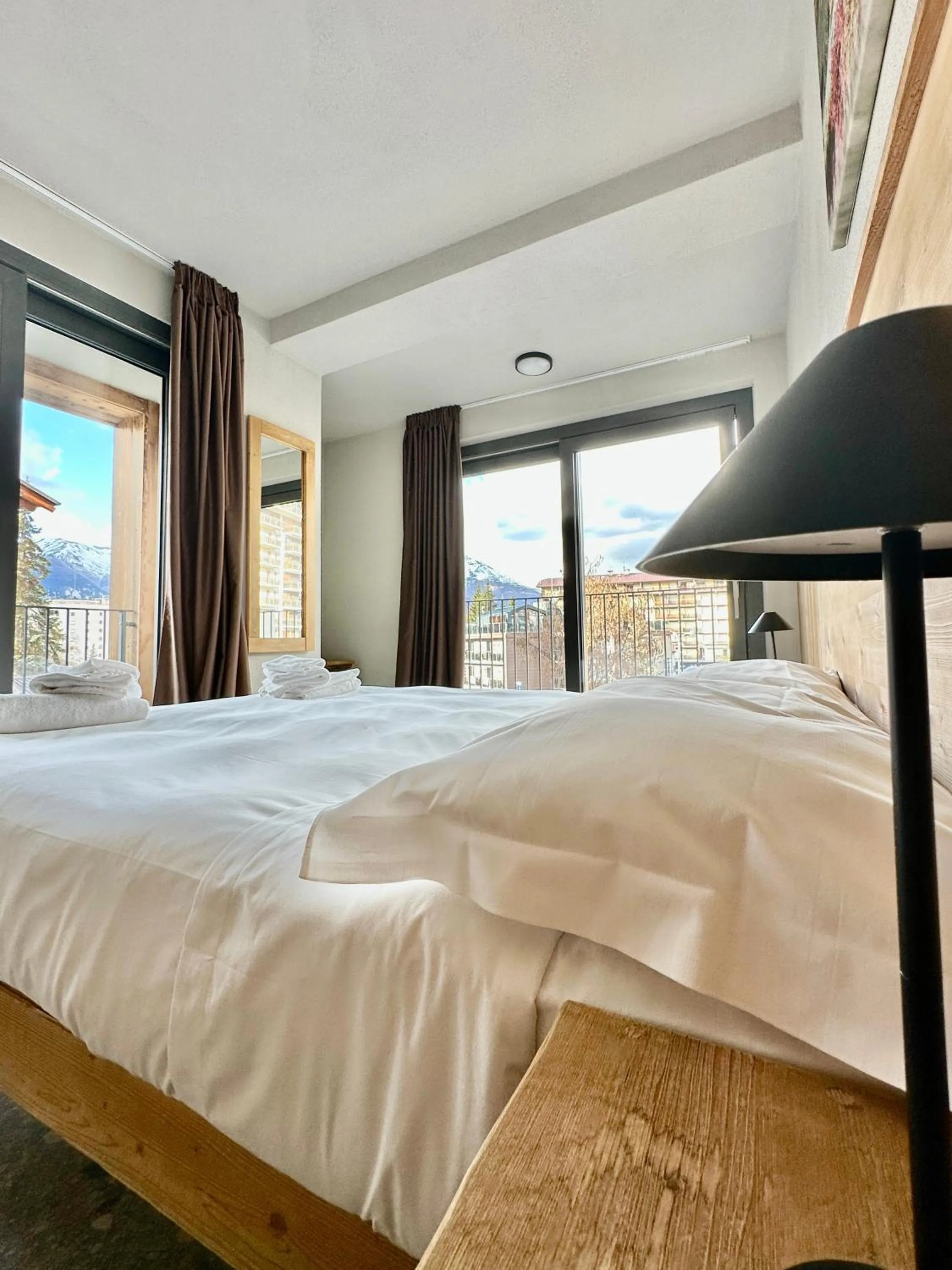 Bedroom, Bed in Apartments Du Parc