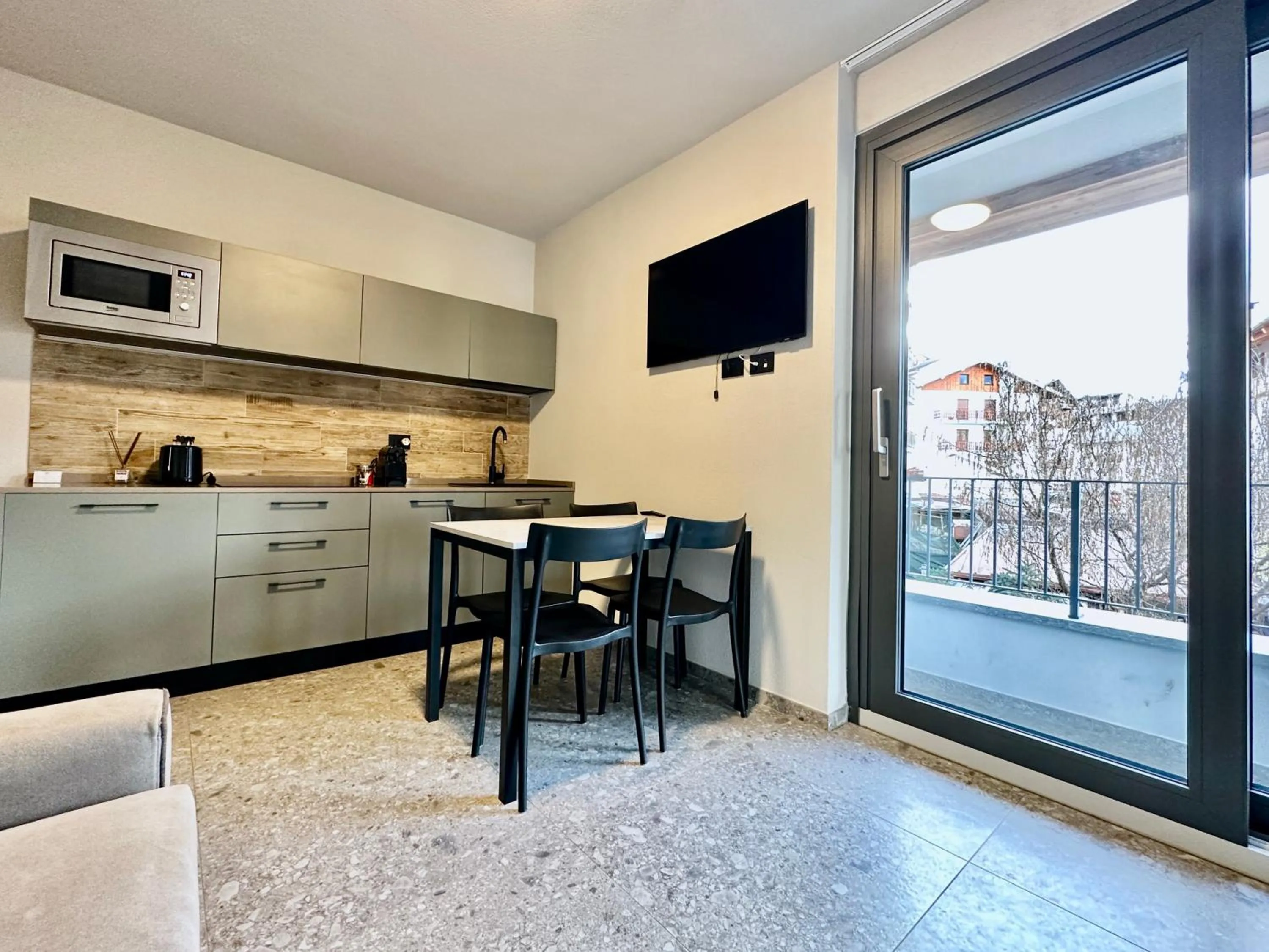 Kitchen or kitchenette in Apartments Du Parc