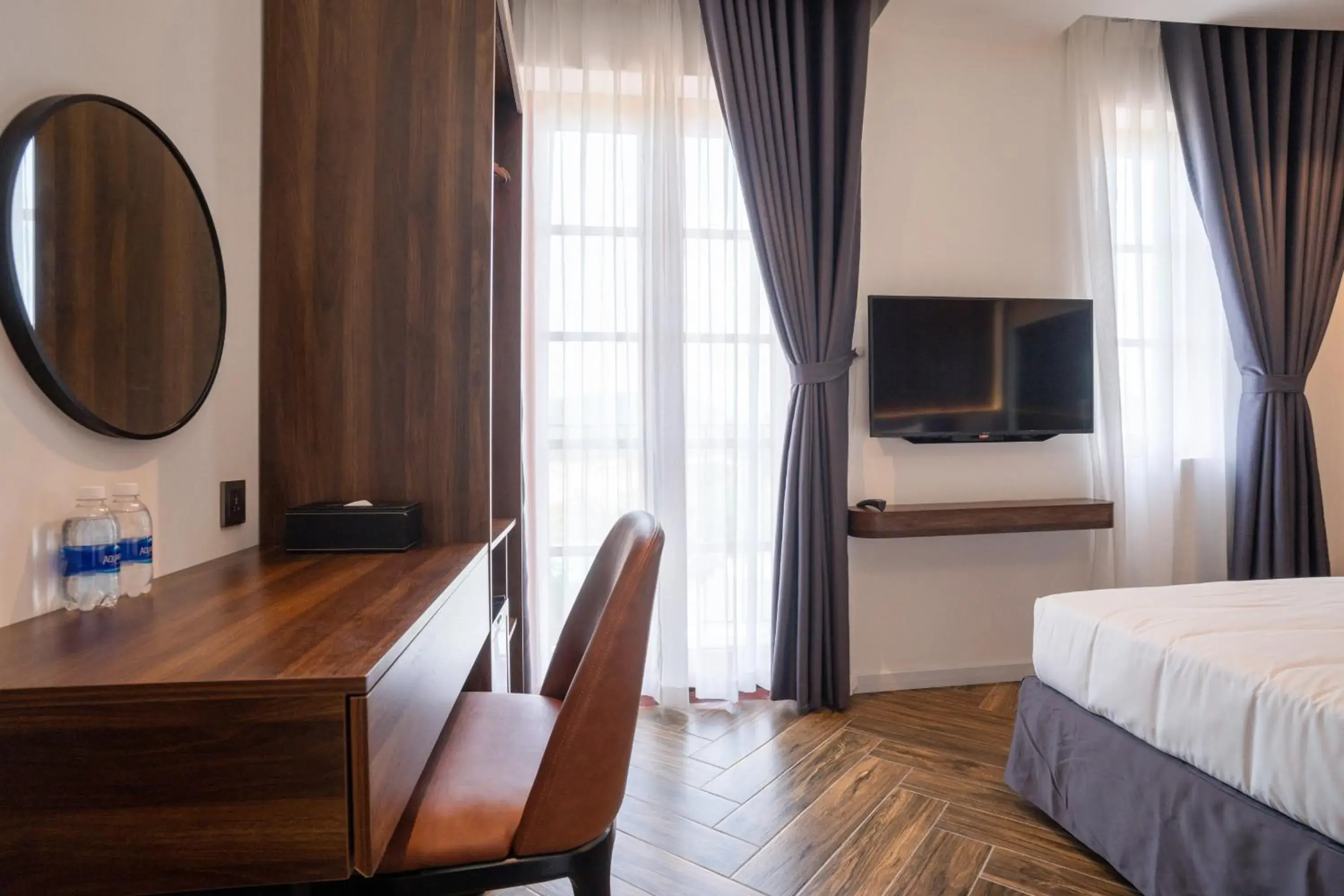 TV and multimedia, Bed in Calidum Phu Quoc Hotel TV and multimedia, Bed in Calidum Phu Quoc Hotel