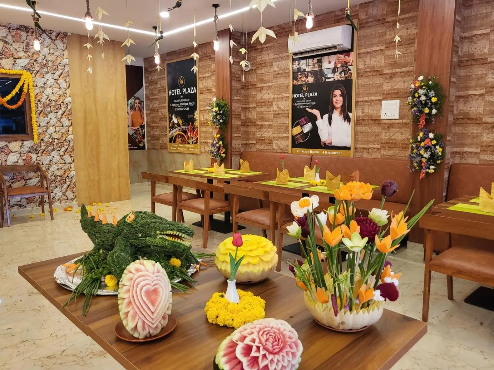 Restaurant/places to eat in Hotel Plaza Hyderabad Airport Zone