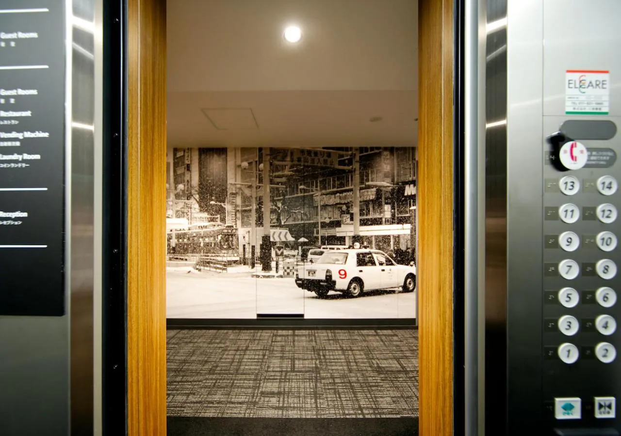elevator in Travelodge Sapporo Susukino