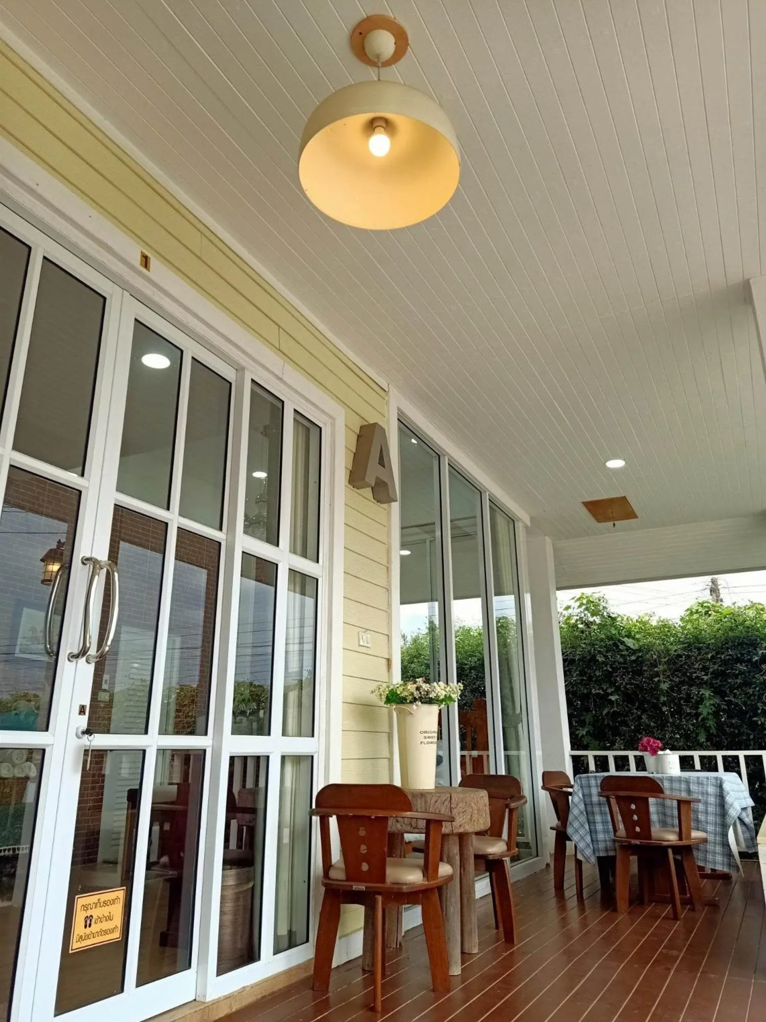 Seating area in ภูฝ้ายวิลล่า Phufai villa