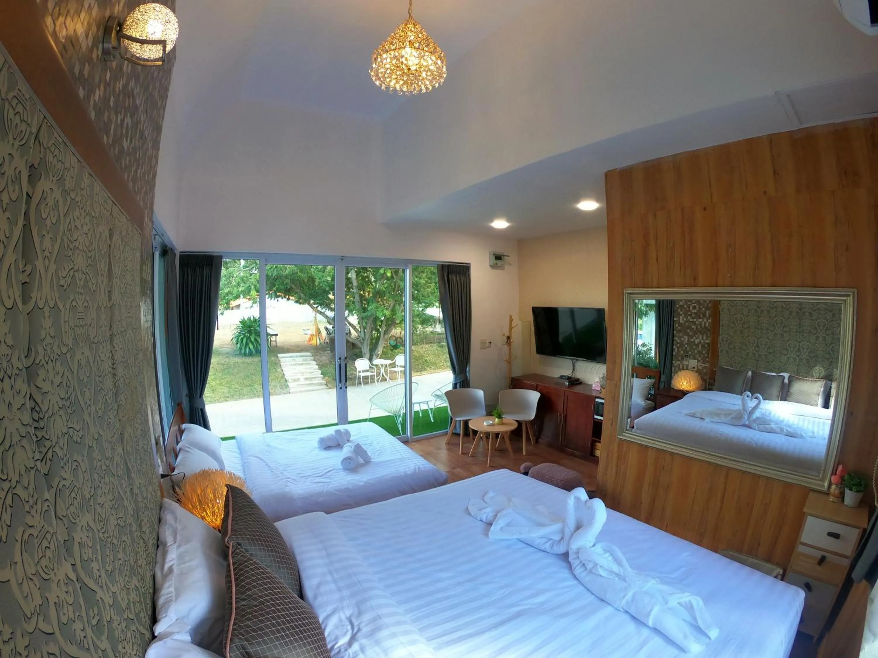 Bedroom, Bed in ภูฝ้ายวิลล่า Phufai villa