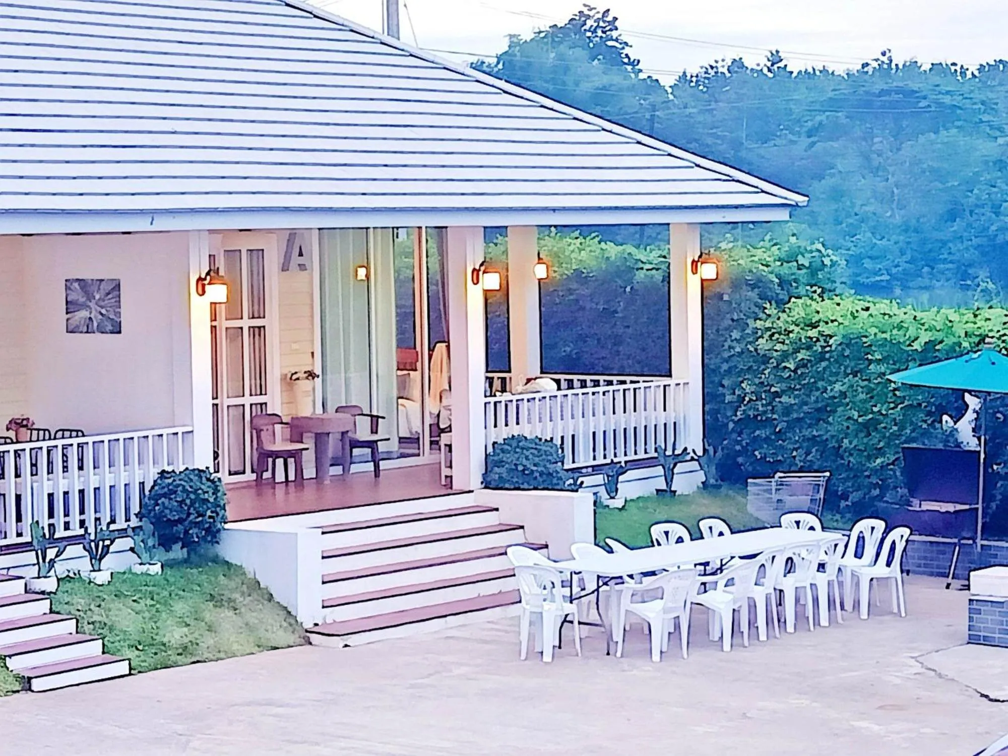 Balcony/Terrace in ภูฝ้ายวิลล่า Phufai villa