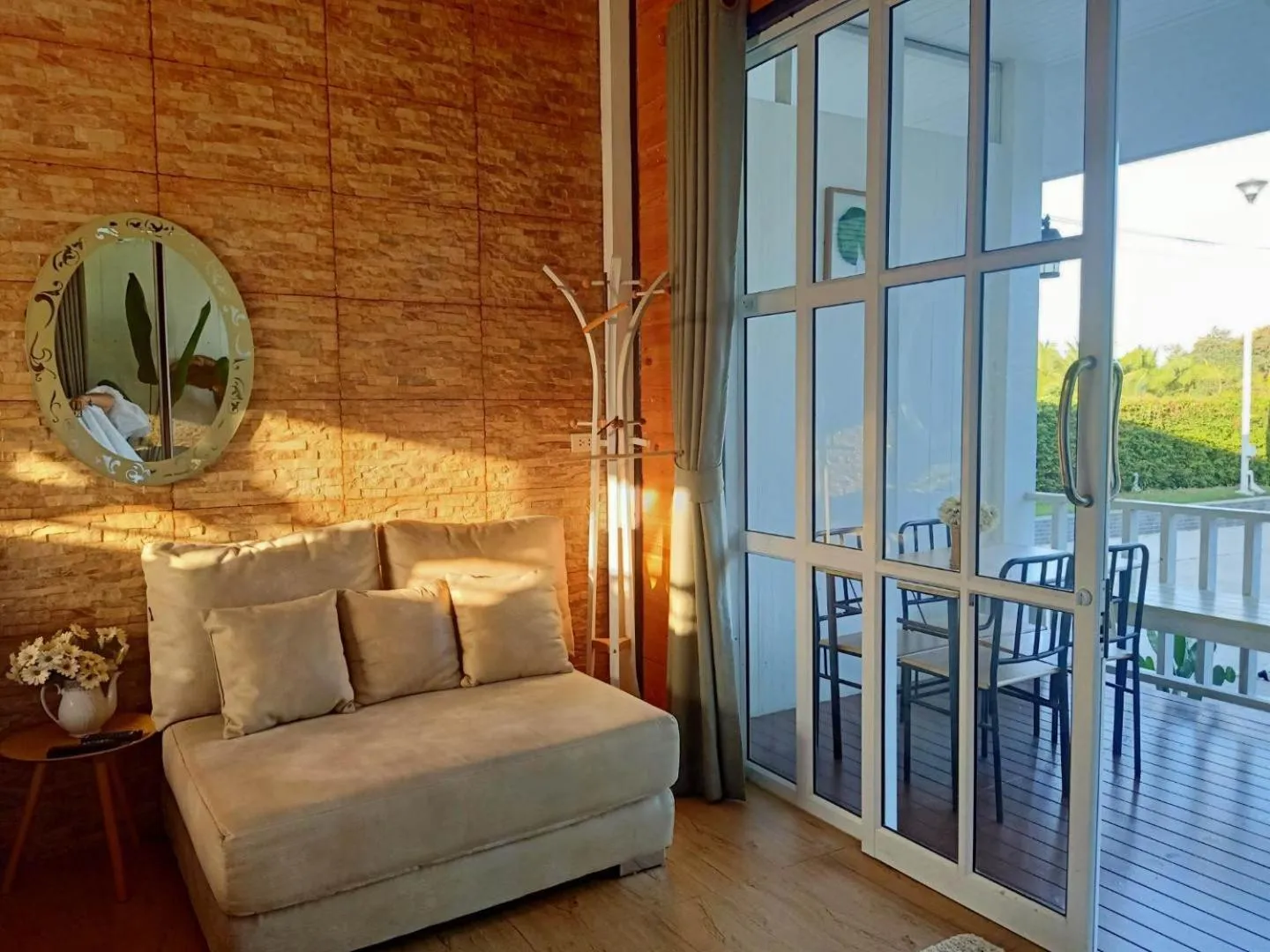 Balcony/Terrace in ภูฝ้ายวิลล่า Phufai villa