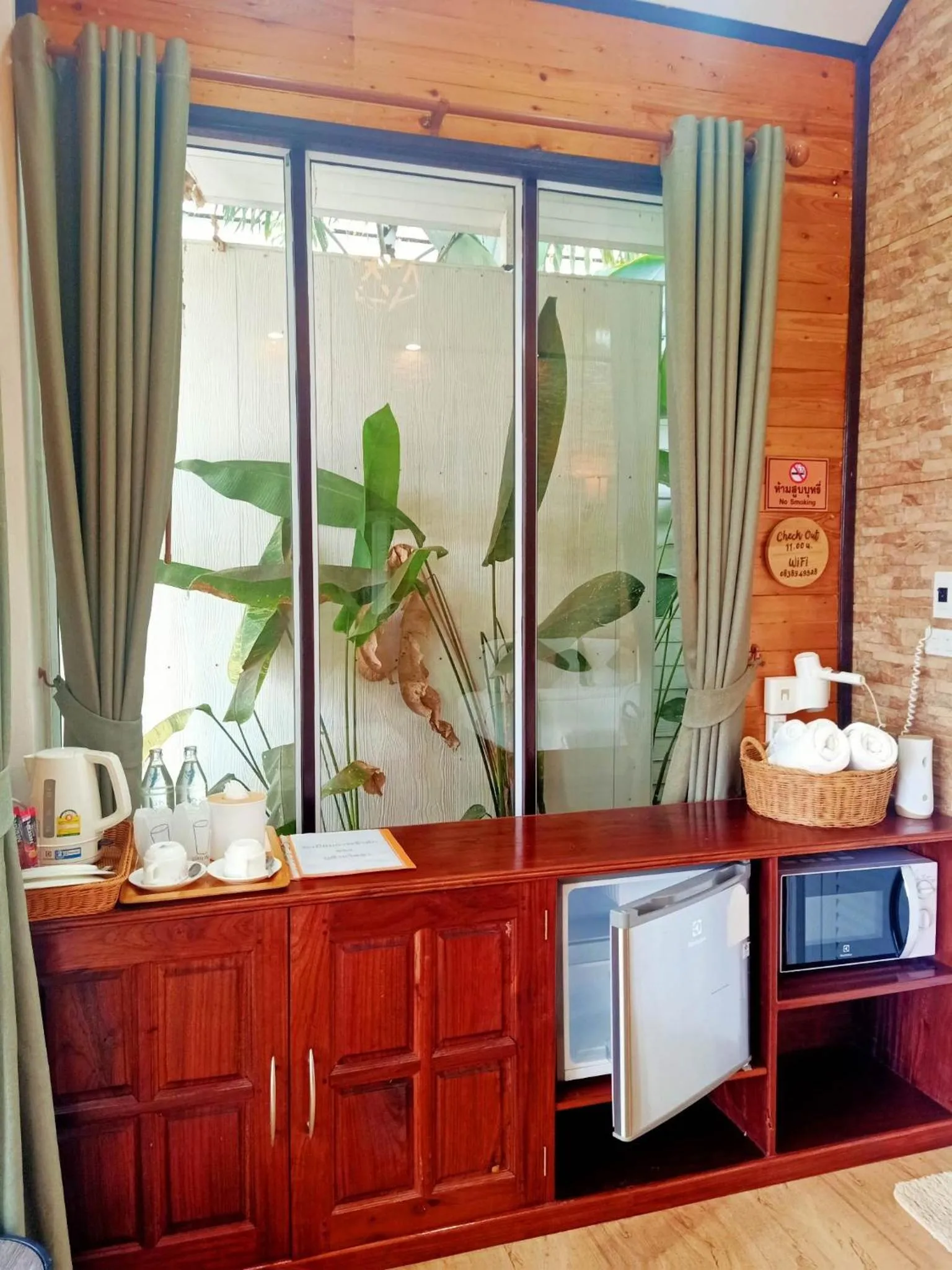 minibar in ภูฝ้ายวิลล่า Phufai villa