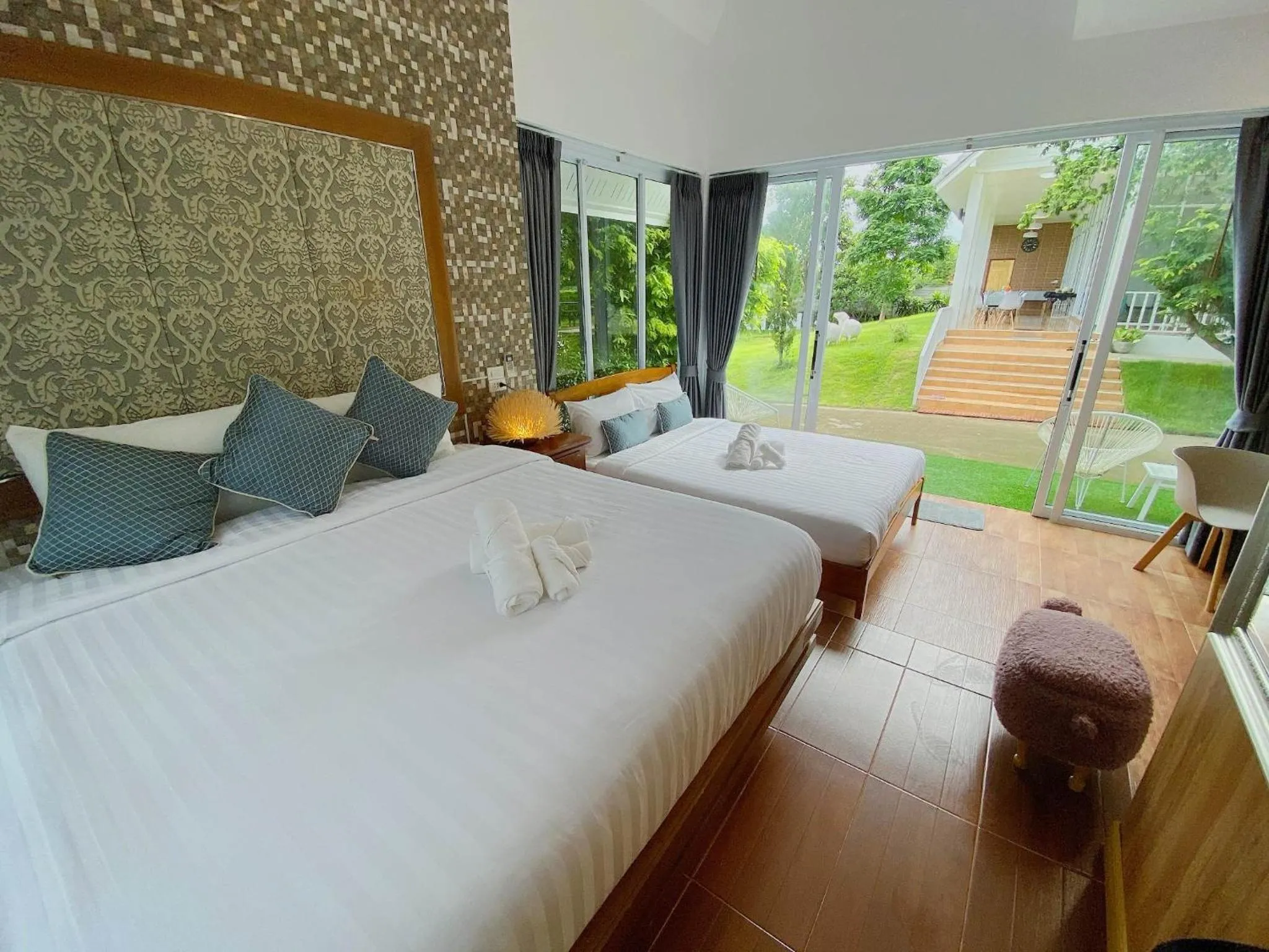 Bedroom, Bed in ภูฝ้ายวิลล่า Phufai villa