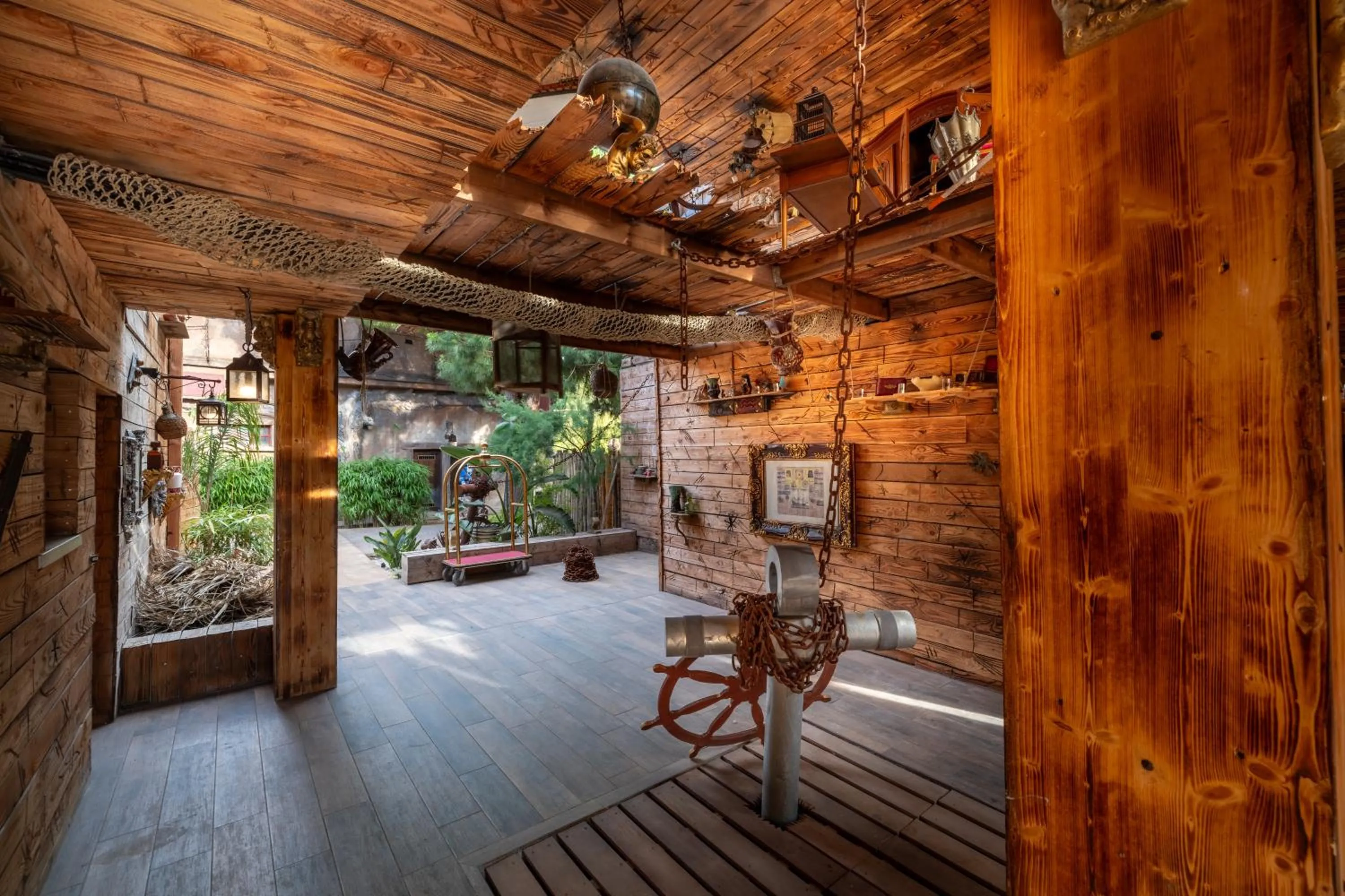 Garden in Hôtel Pirates World