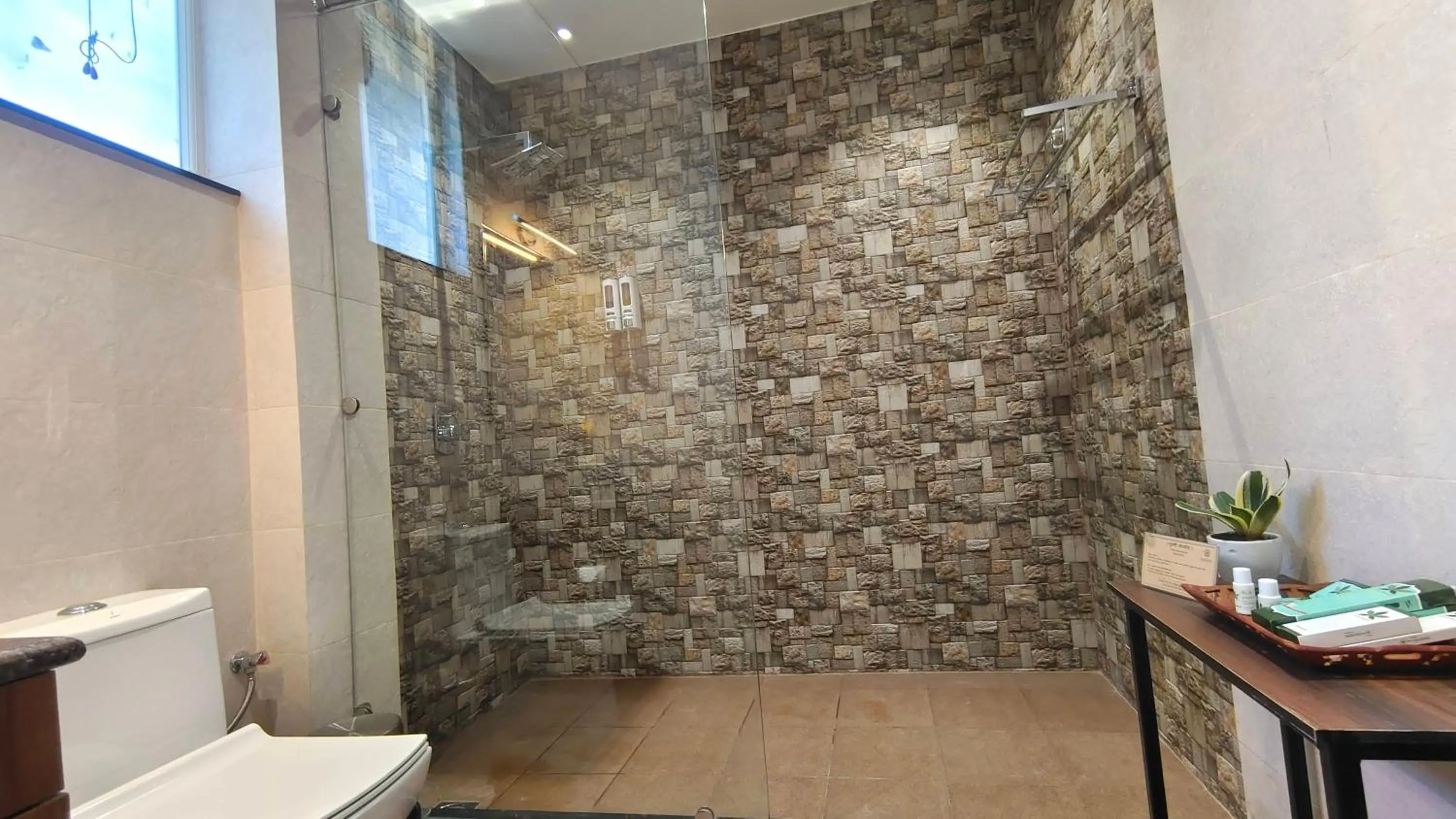 Shower in The Rudraksh, A Himalayan Retreat