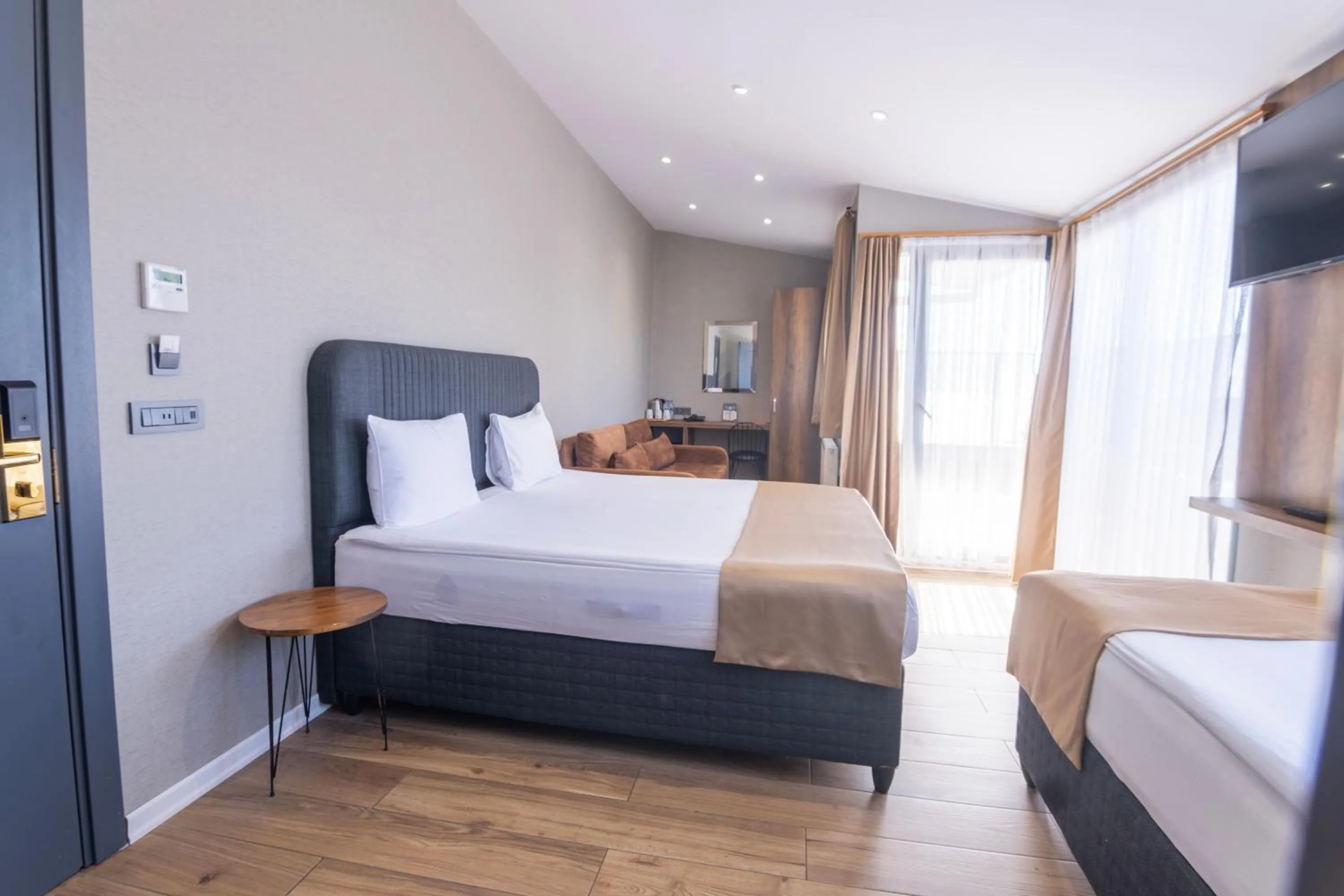 Bed in The Omiya Hotel