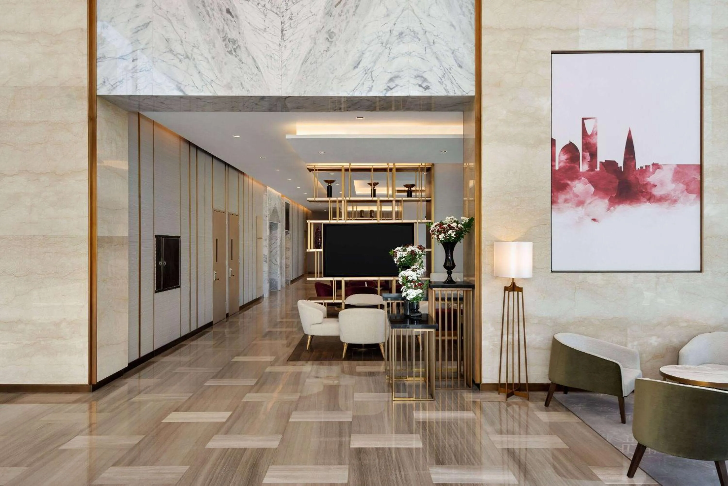 Lobby or reception in Ramada by Wyndham Riyadh King Fahd Road