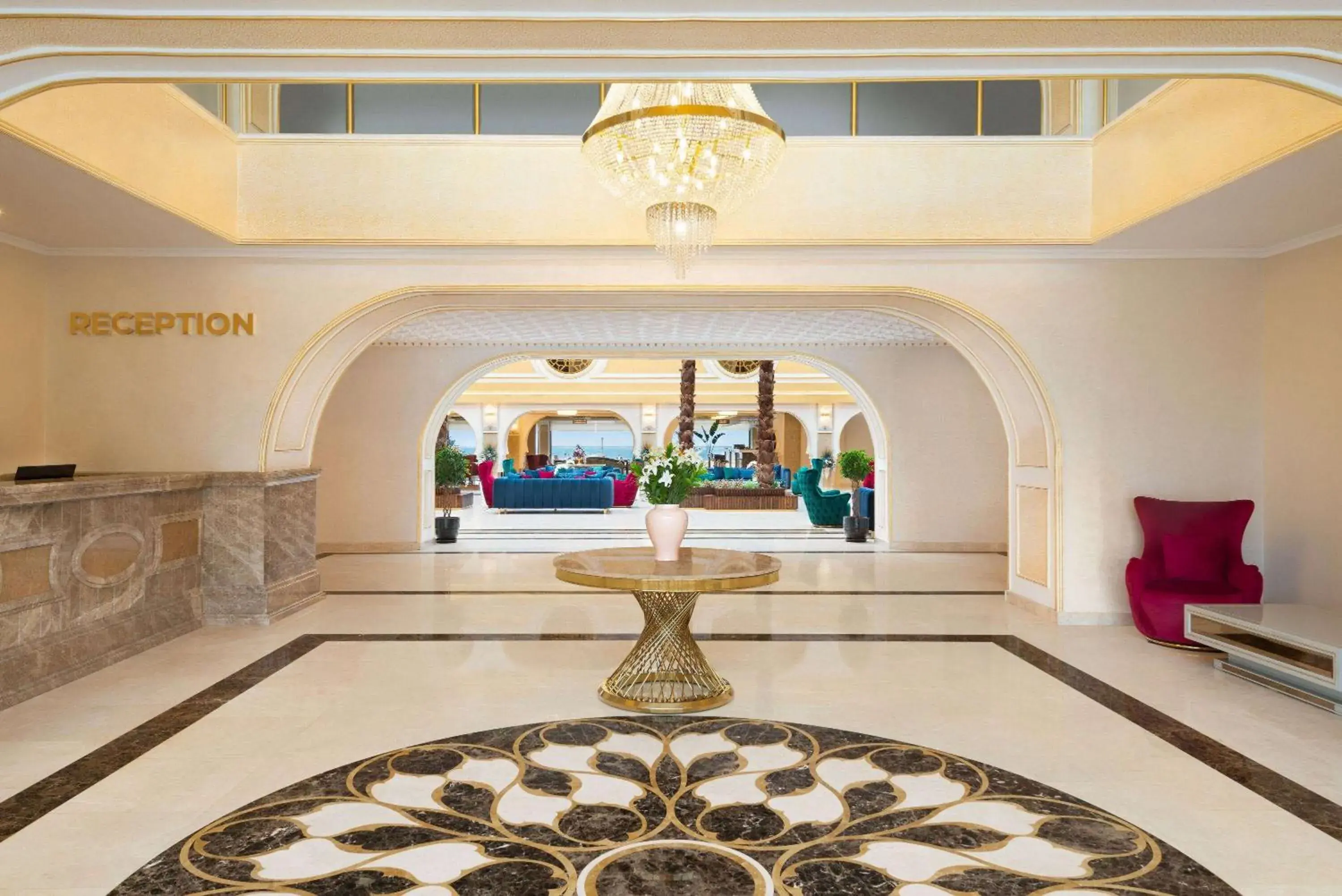 Lobby or reception in Ramada Plaza by Wyndham Silivri Lobby or reception in Ramada Plaza by Wyndham Silivri