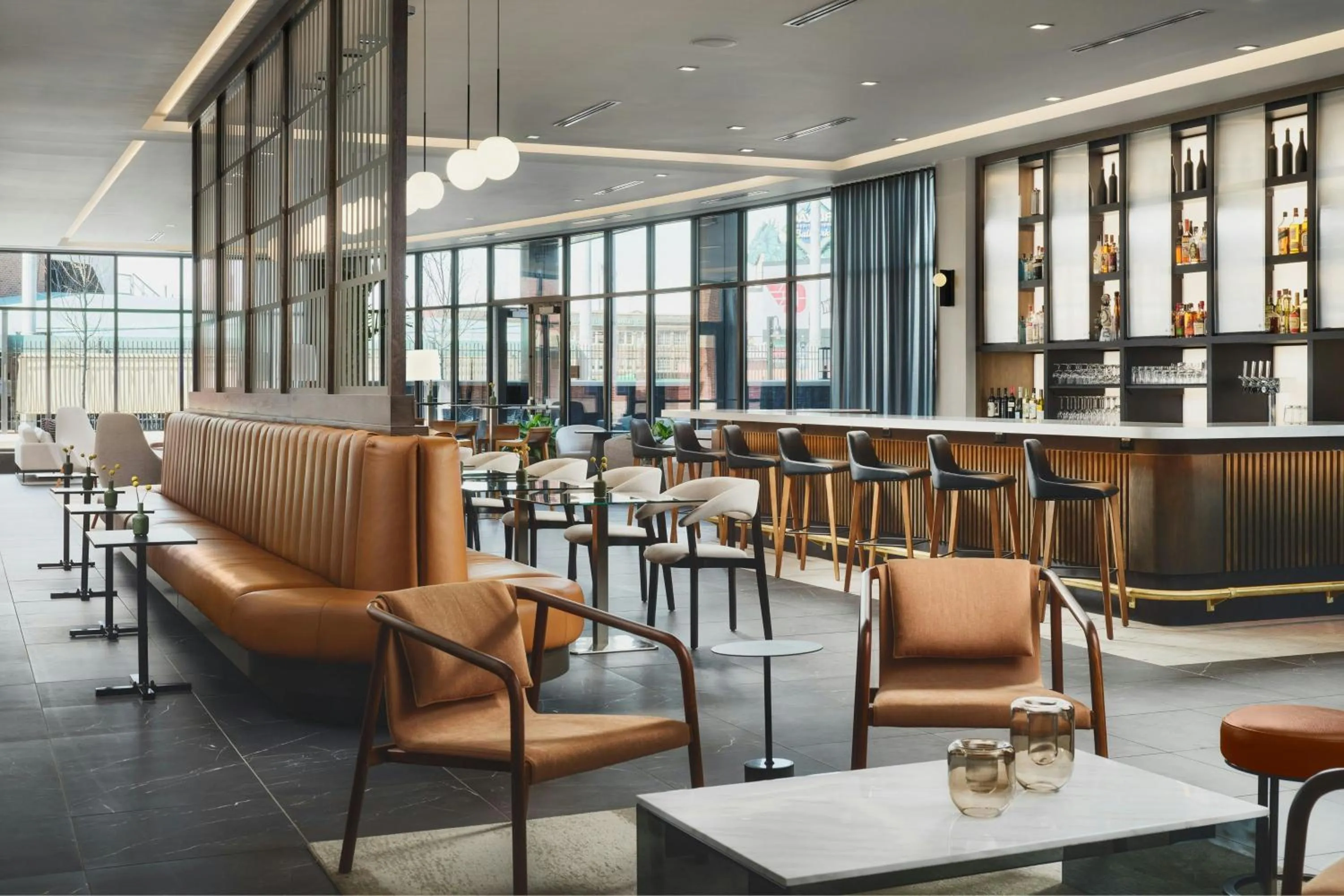 Lounge or bar in AC Hotel by Marriott Dayton