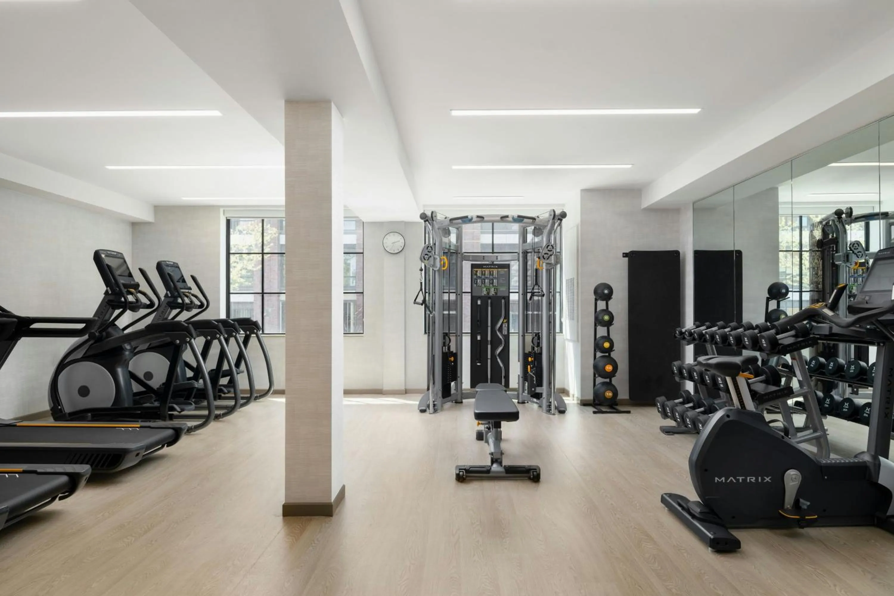 Fitness centre/facilities in AC Hotel by Marriott Dayton