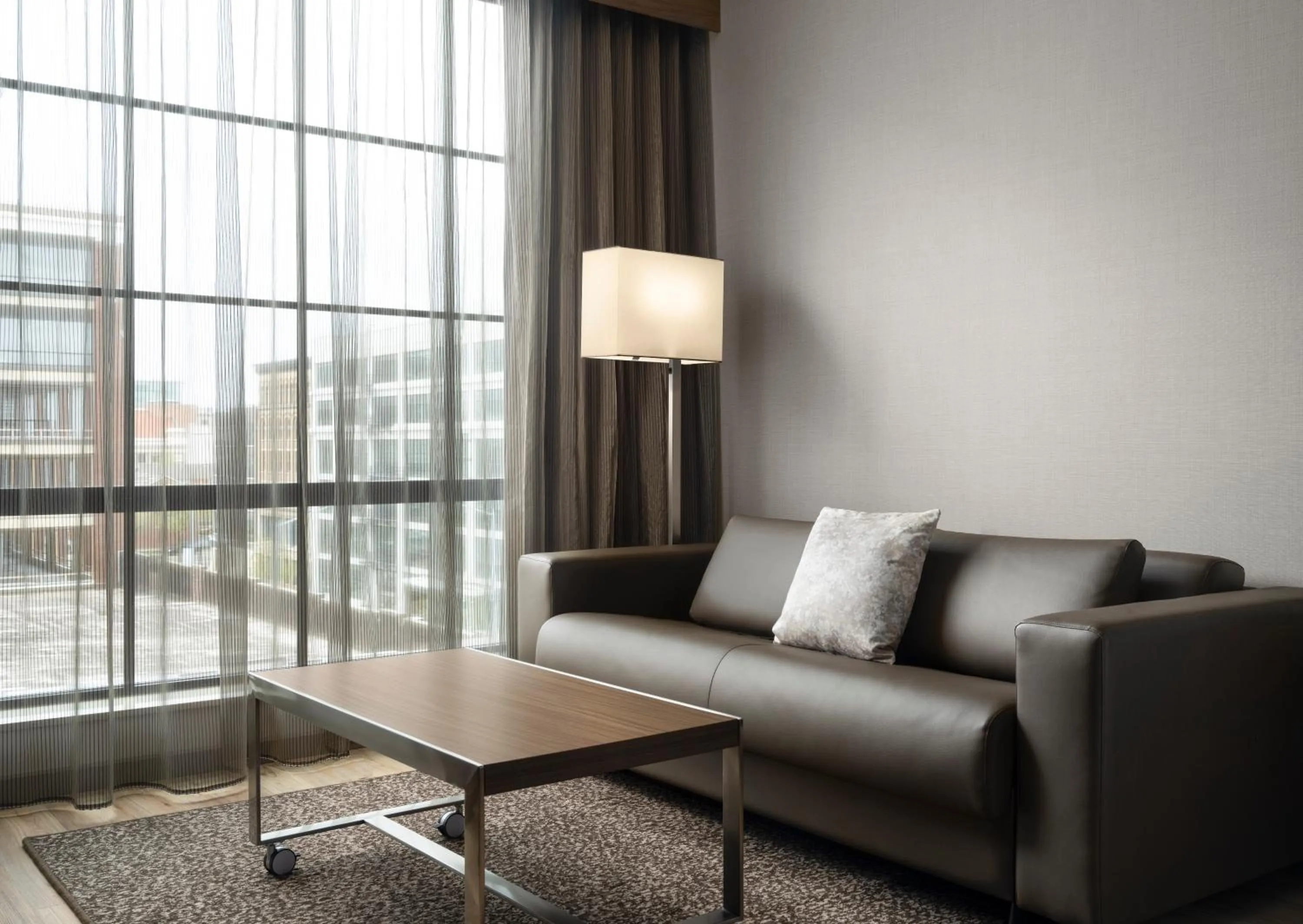 Living room in AC Hotel by Marriott Dayton